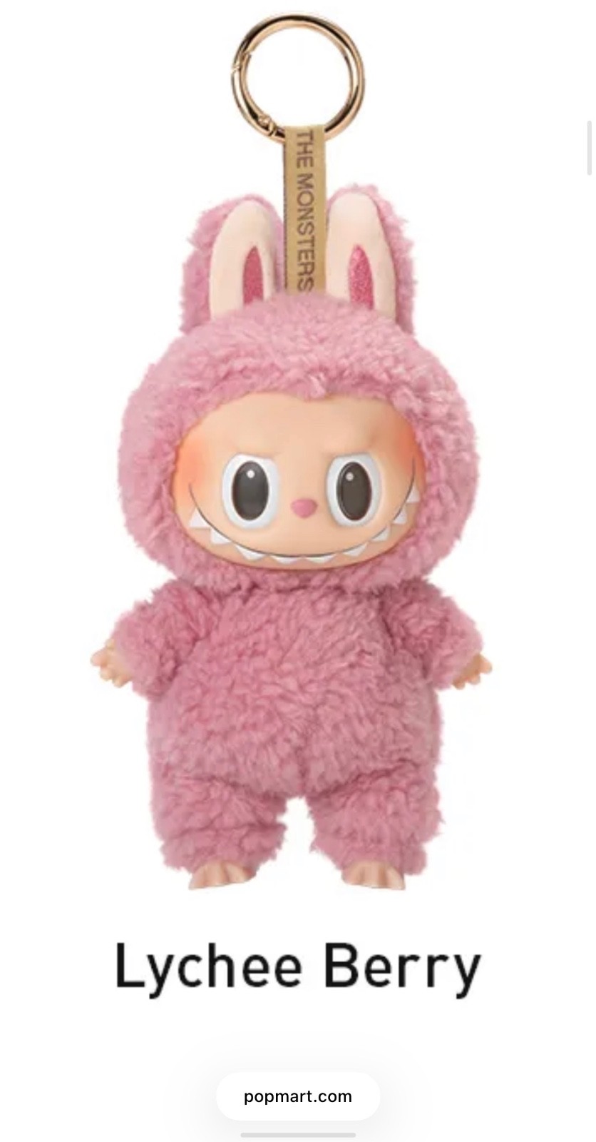 AUTHENTIC POP MART Labubu–Lychee Berry–Exciting Macarons Vinyl Plush Doll