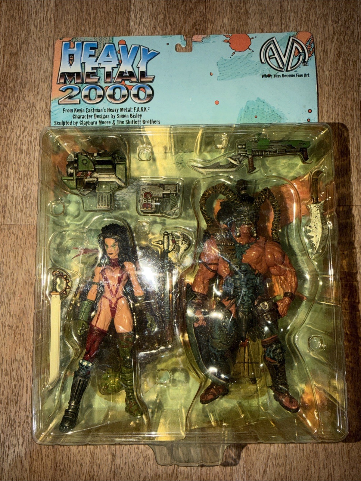 2000 HEAVY METAL F.A.A.K.2 & Lord Tyler Moore Action Figures MOC New