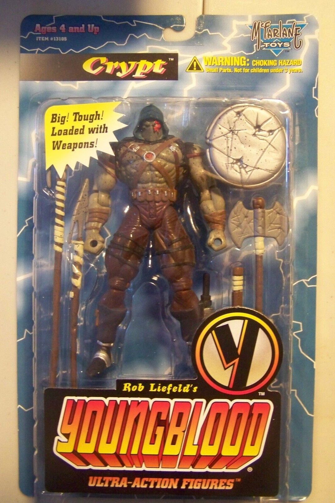 McFarlane Toys Ultra-Action Figure Rob Liefelds&rsquo;s Youngblood Crypt