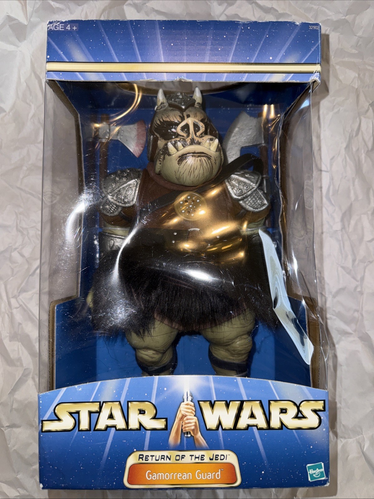 Hasbro Star Wars Return of the Jedi 12&Prime; Gamorrean Guard Figure SEALED 2002 MISB