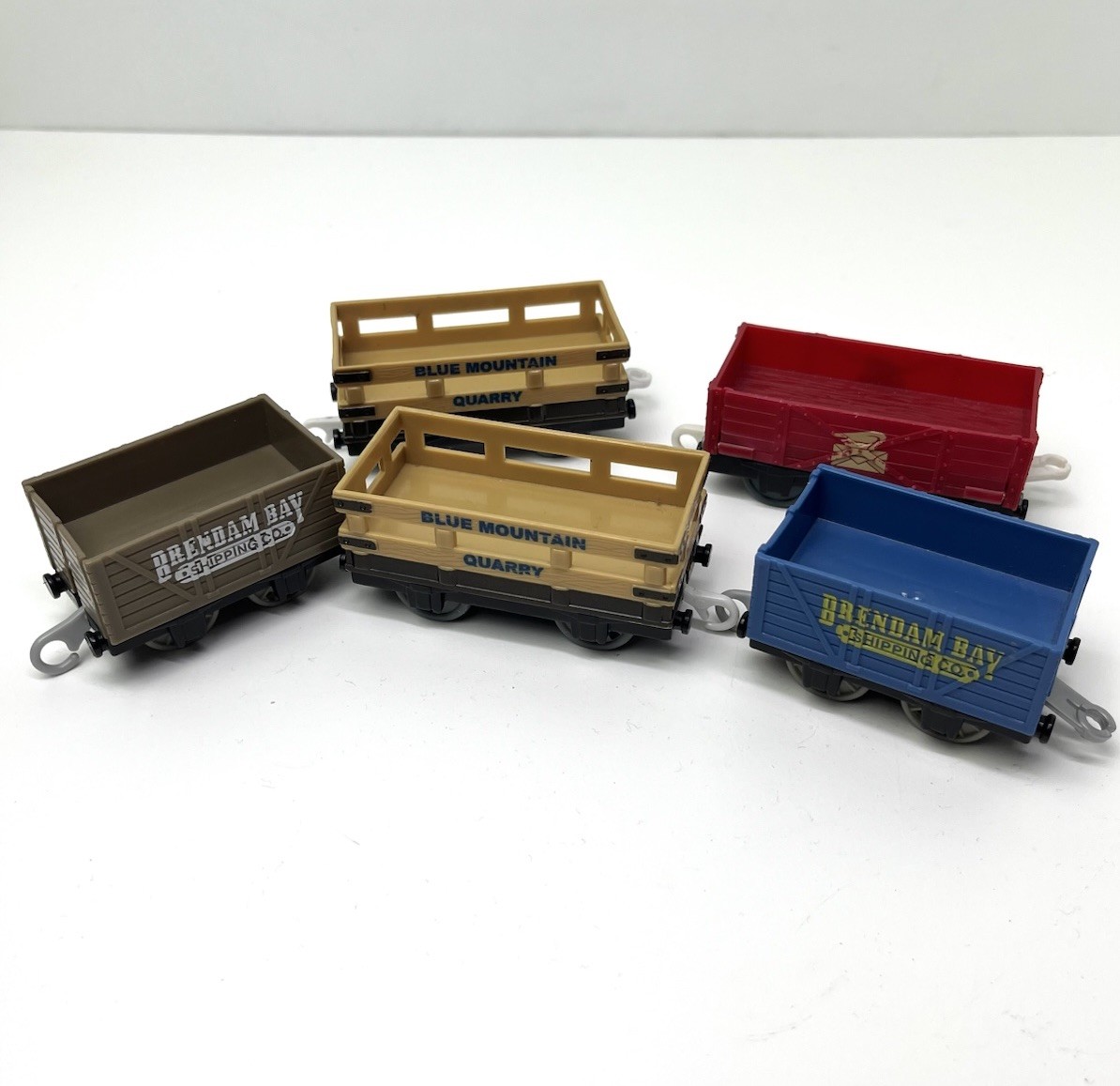 Thomas & Friends Lot Non Motorized Push/Pull Cargo Carts Containers 2009-2013