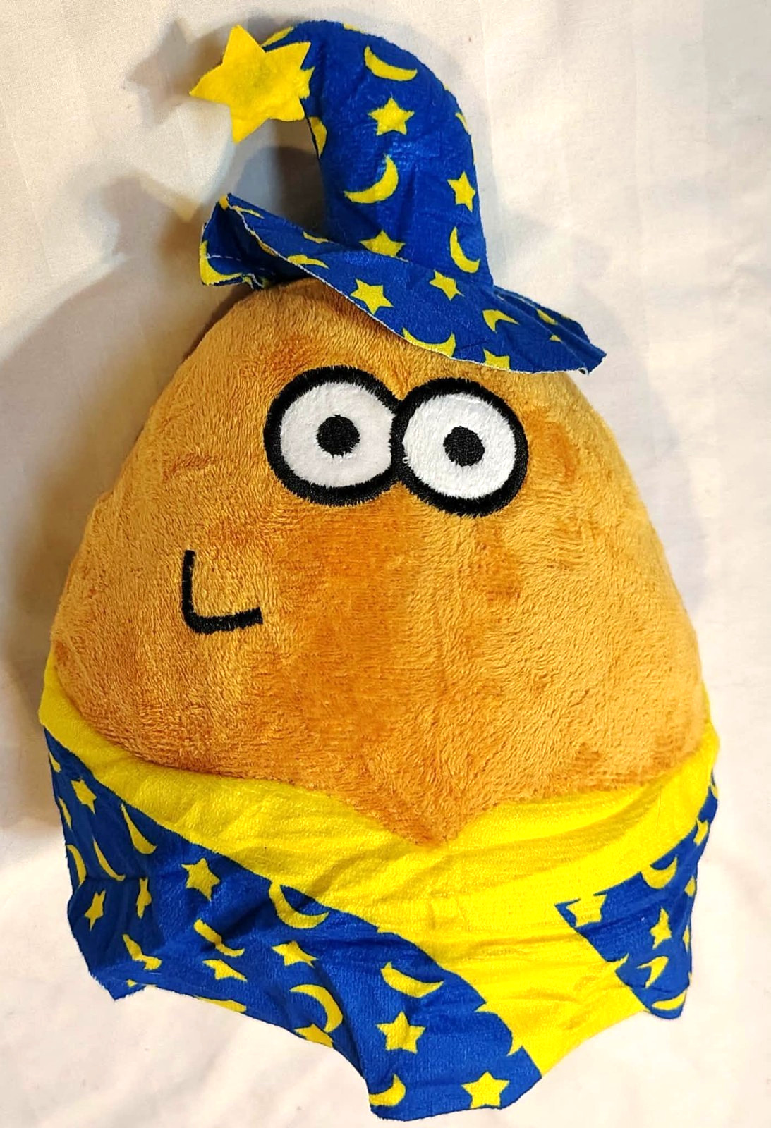 22cm Hot Game My Pet Alien Pou Plush Toy Chicken Nugget – Potato Blue Wizard