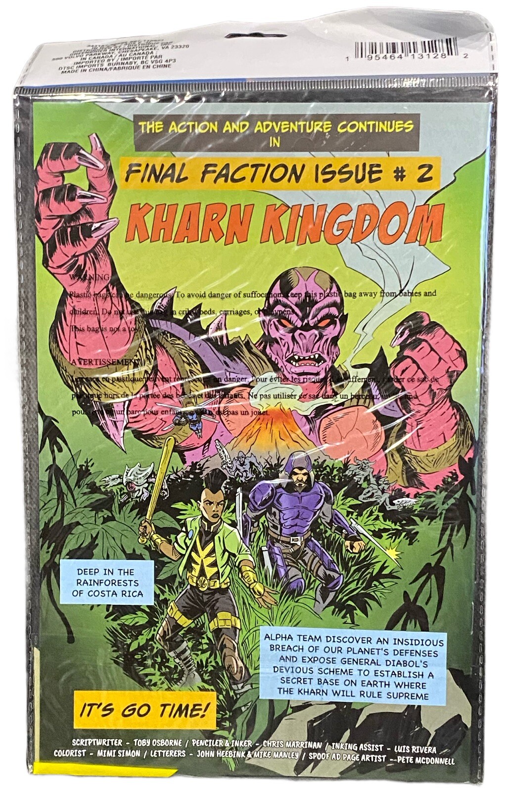 Final Faction First Impact Comic Book 1st Edition/Specialist Shift Action Figure