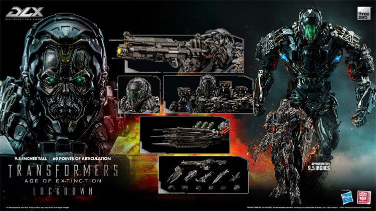 Threezero 3Z04710W0 Lockdown 24CM Action Figure Model Toys In Stock NEW