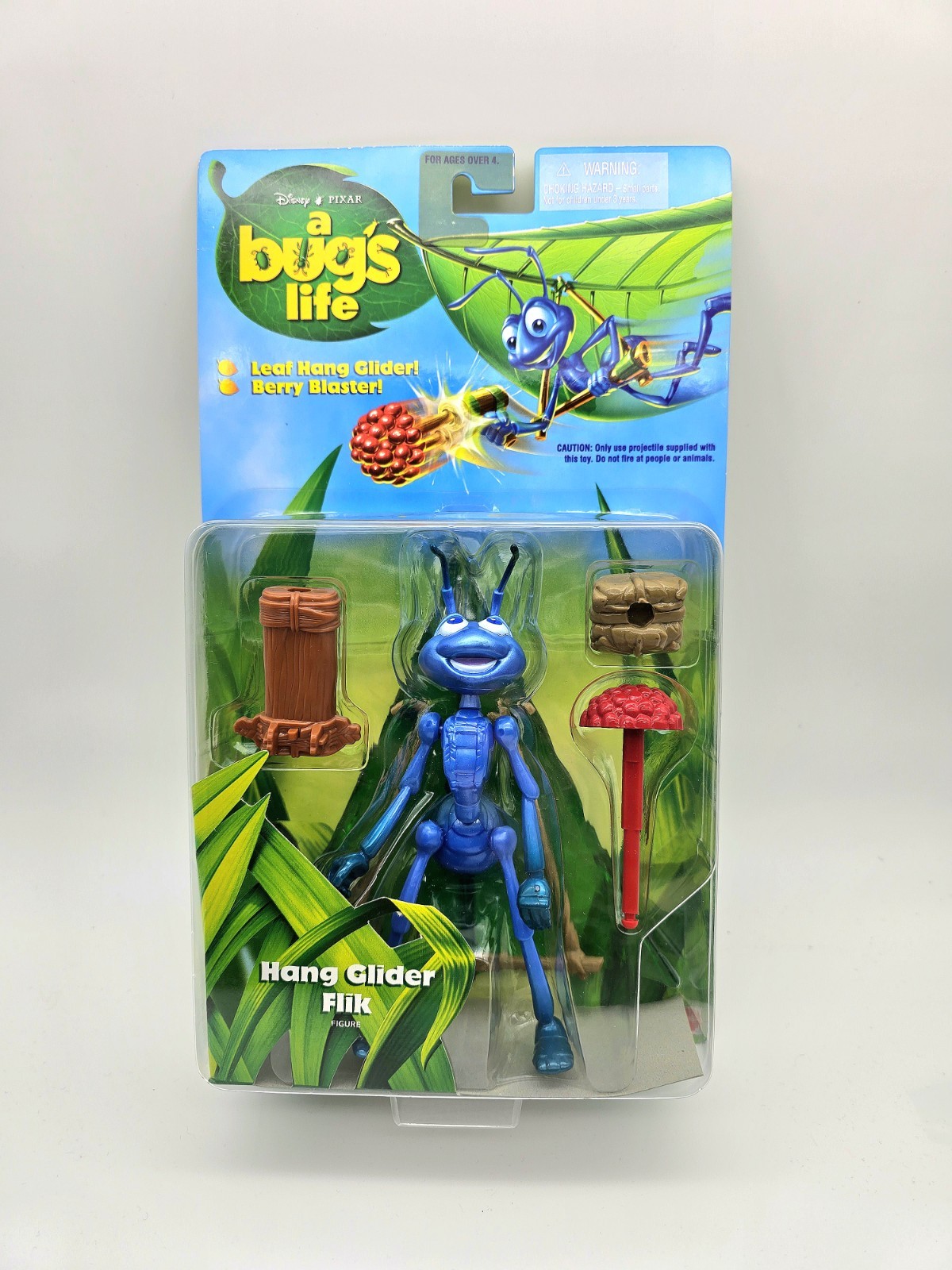Disney Pixar A Bug&rsquo;s Life « Hang Glider Flik » 1998 MOC Unopened Vintage Toy – NM