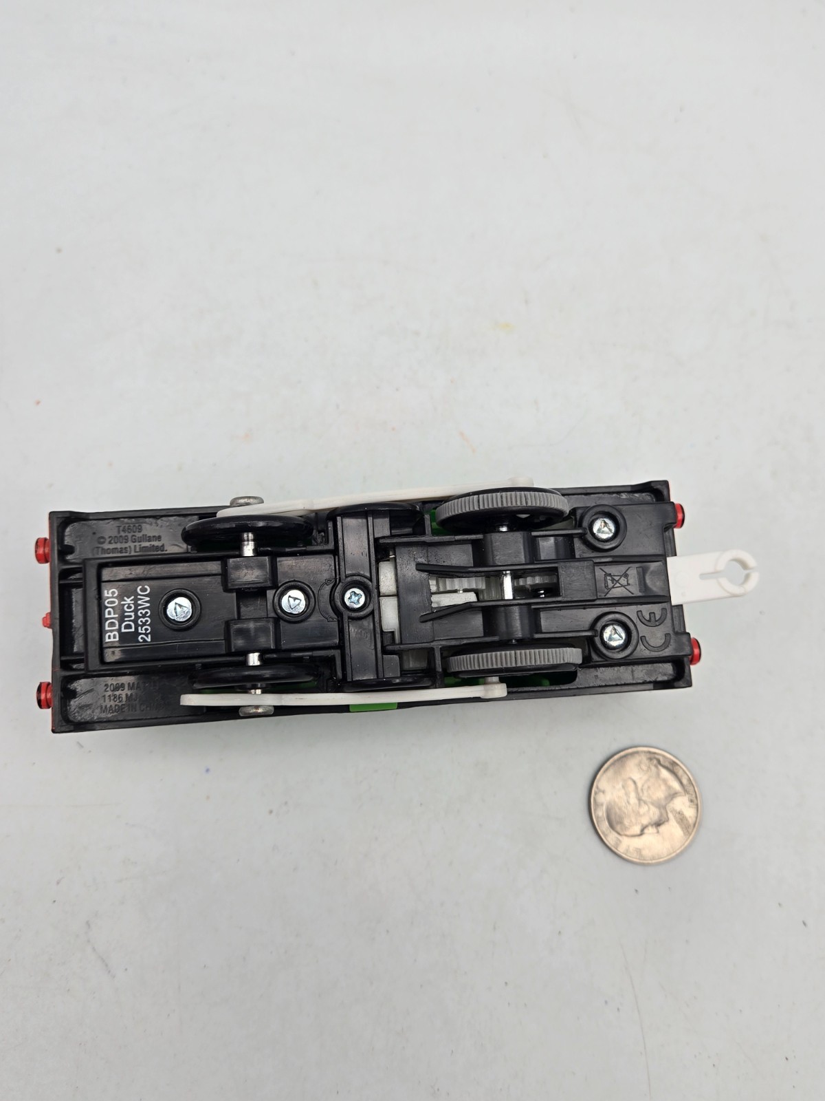 Motorized Trackmaster Thomas & Friends Train Tank Engine 2009 Duck Close Shave