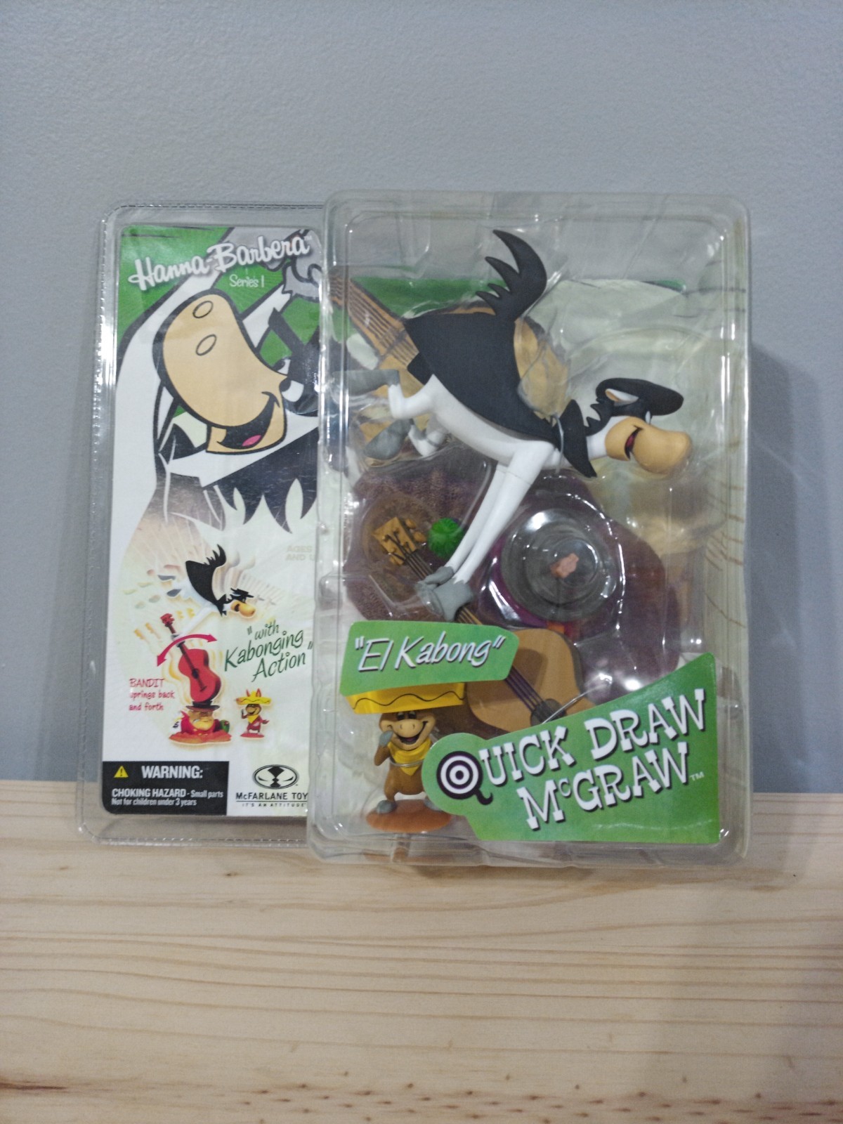 McFarlane Toys Quick Draw McGraw El Kabong Hanna-Barbera Series 1 Figure 2006