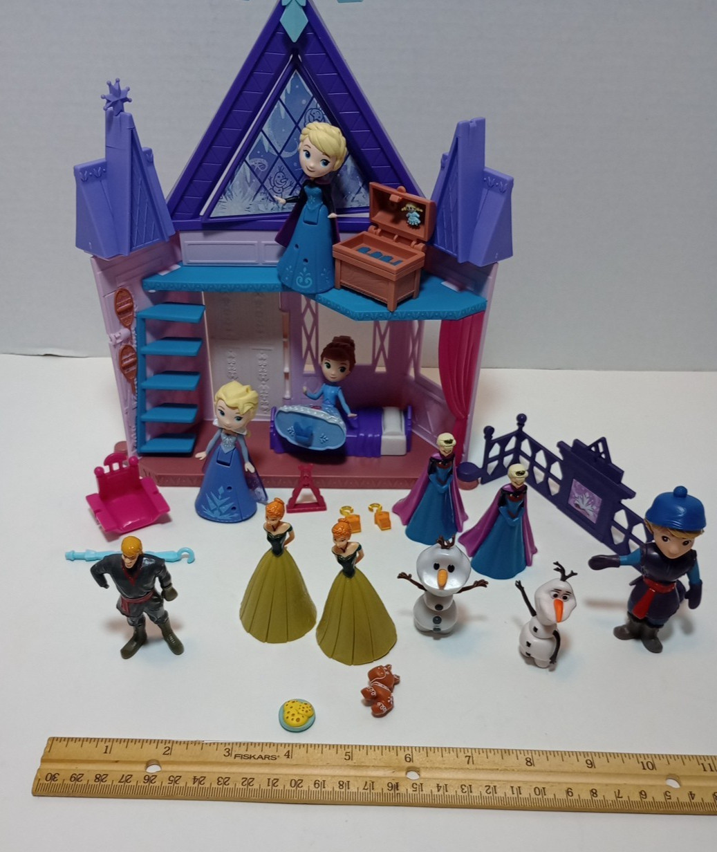Disney Frozen Playset & Assorted Figures Incomplete 27 Pieces