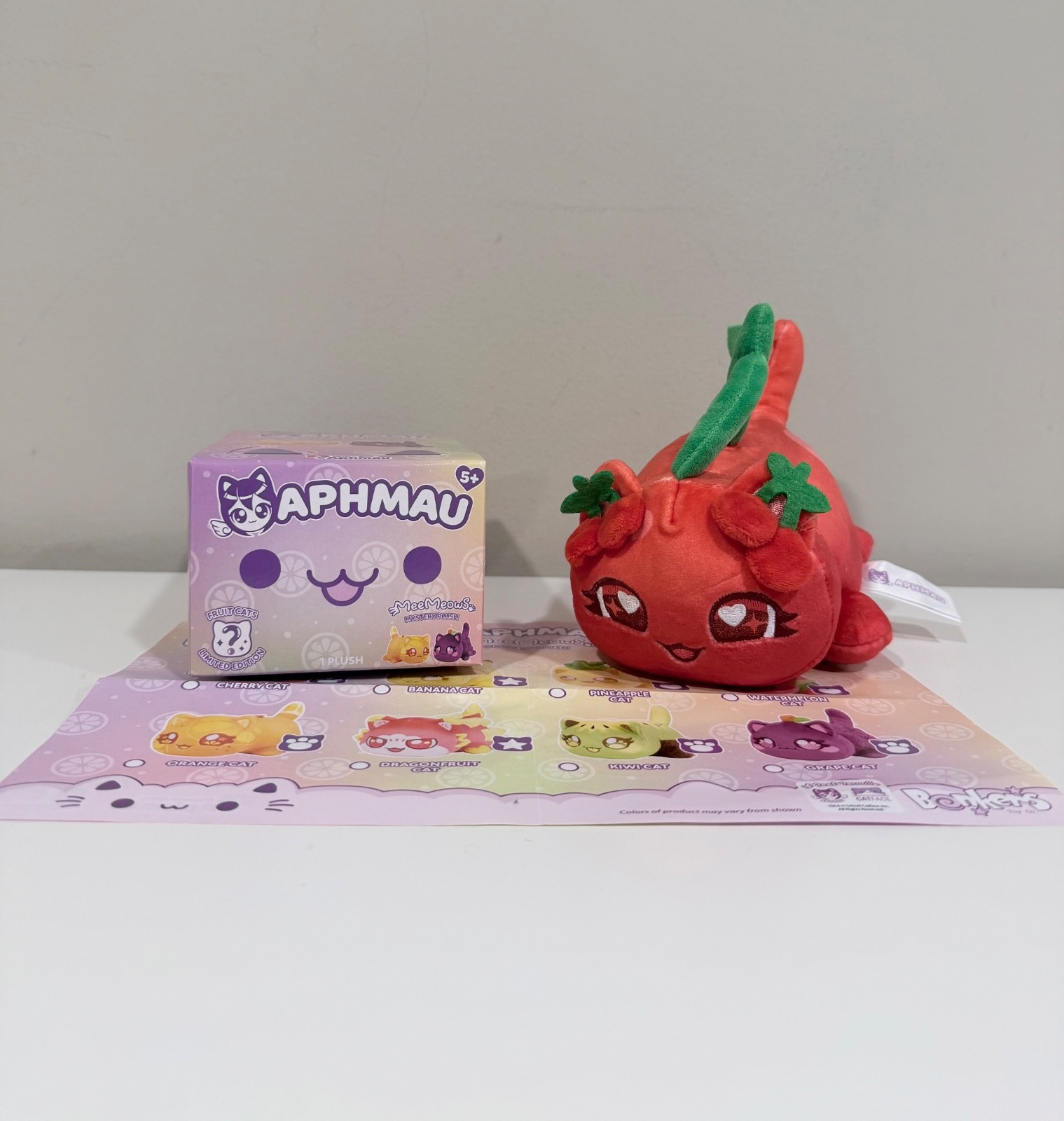 Aphmau MeeMeows FRUIT CATS Mystery Plush 6” Limited Edition You Choose READ!!
