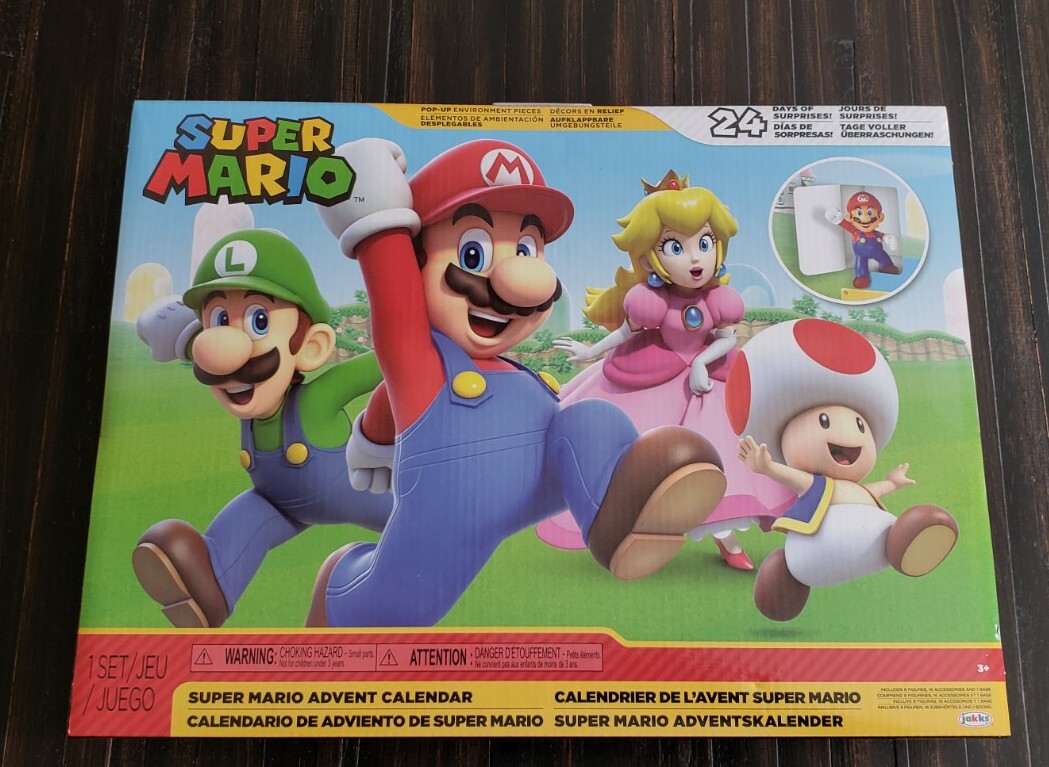 Nintendo Super Mario Pop-Up Environment 24 Pieces Advent Calendar Christmas NIB