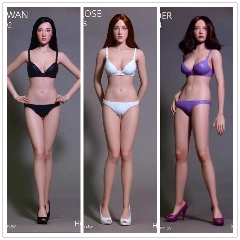 HOT STUFF 1/6 Female Seamless Body &Head Sexy Flexible Model Set For 12 » Figure