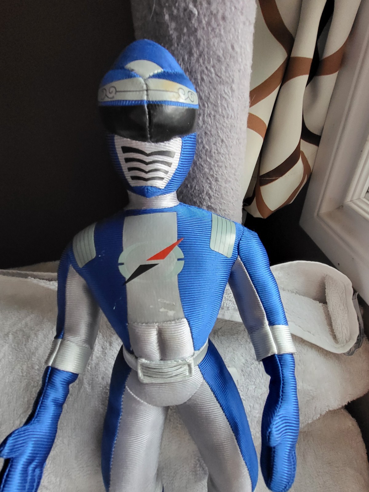 Blue Power Ranger operation overdrive Plush Toy Disney Store 15&Prime; « BIN G »