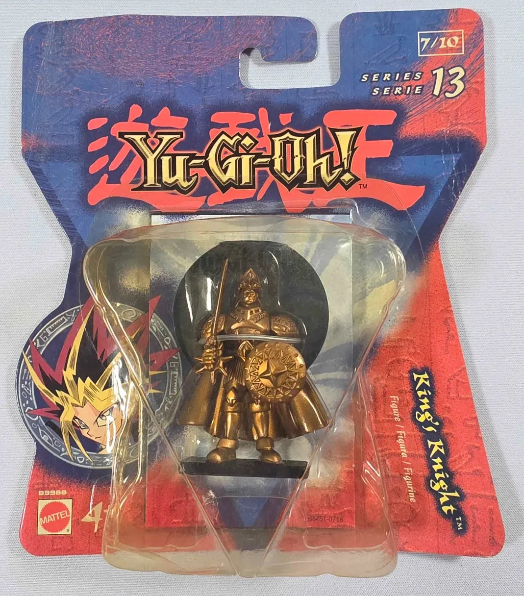 Yu-Gi-Oh! Kings Knight Series 13 7/10 Action Figure Includes Holo-Tile 2004