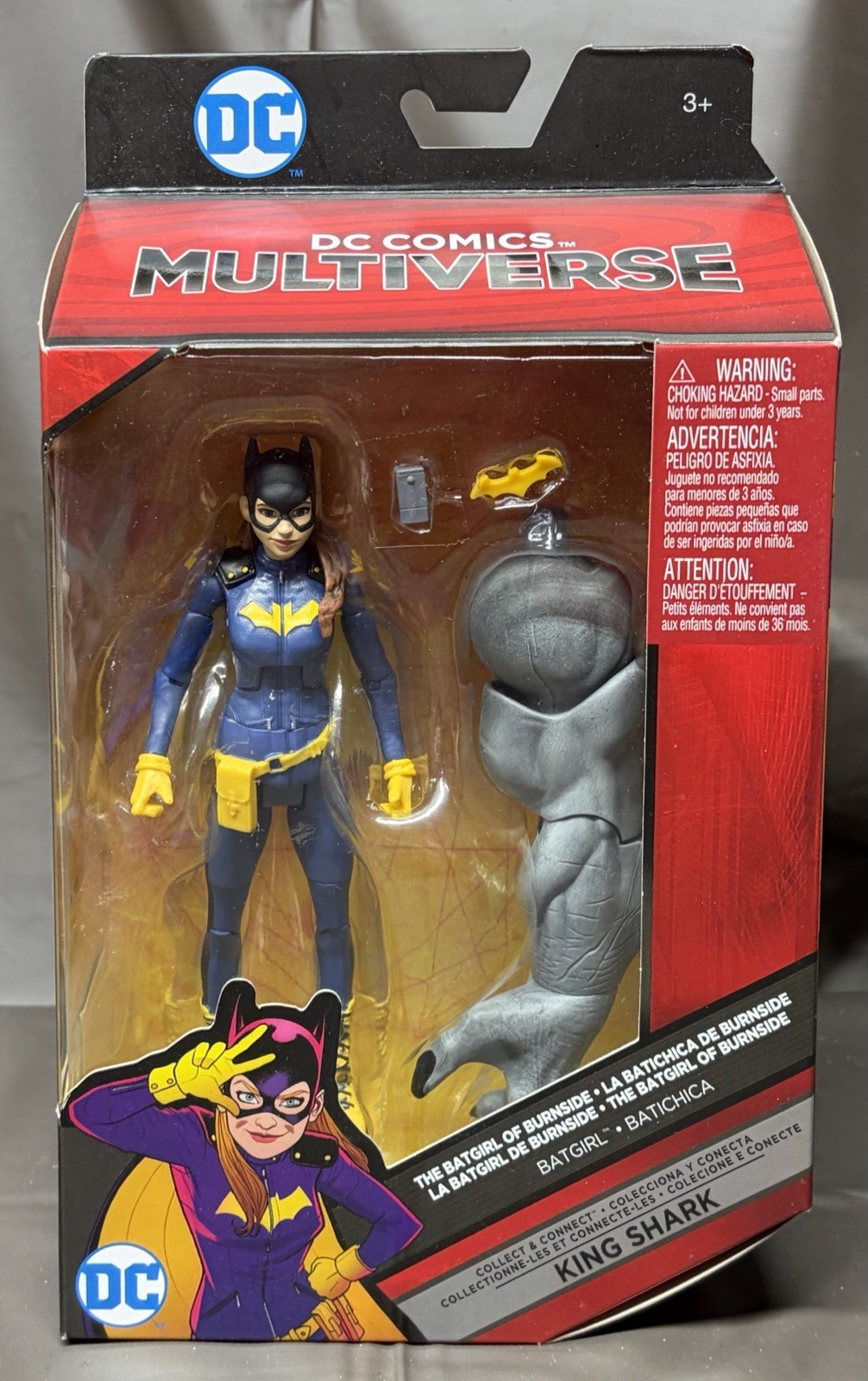 Batgirl Of Burnside Figure DC Multiverse King Shark BAF Series Mattel