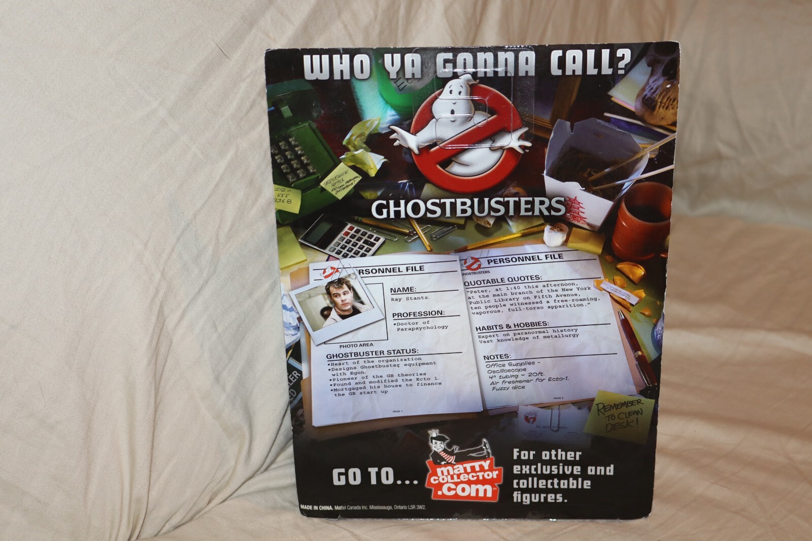 Ghostbusters Ray Stantz Action Figure 6” Mattel 2009 Dan Aykroyd NEW