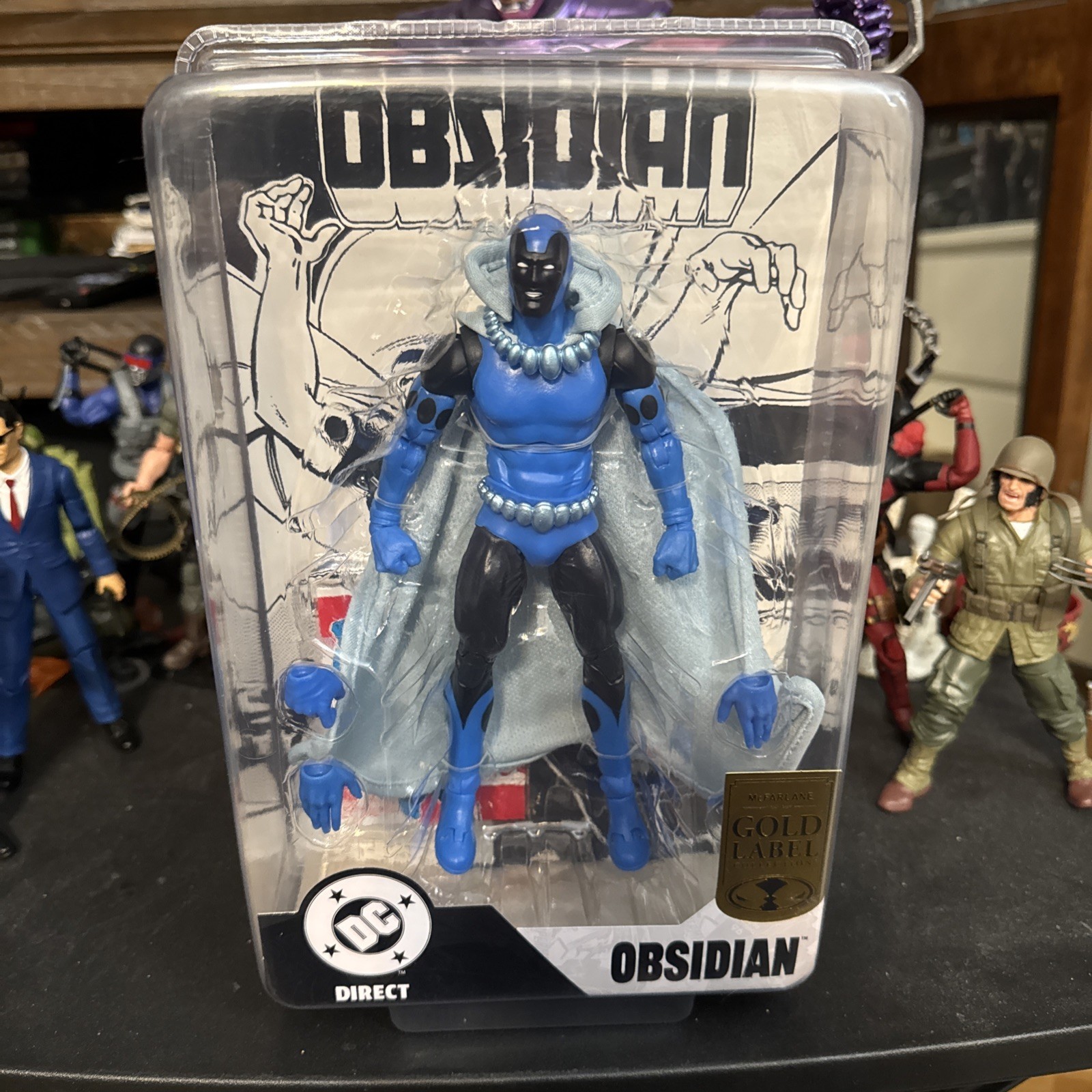 Mcfarlane DC Multiverse Page Punchers Gold Label Infinity Inc #16 OBSIDIAN