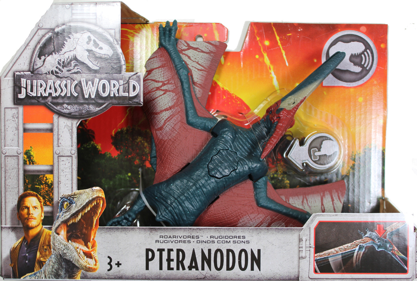 Jurassic World ~ ROARIVORES PTERANODON ACTION FIGURE ~ Fallen Kingdom