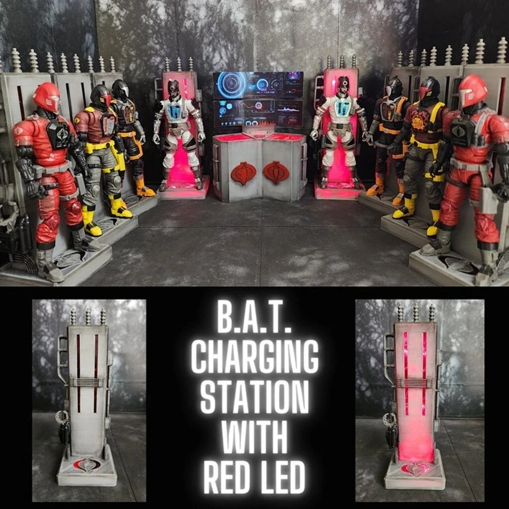 1 B.A.T. CHARGING STATION 1:12 Scale, For GI Joe Classified, 3D Custom Design