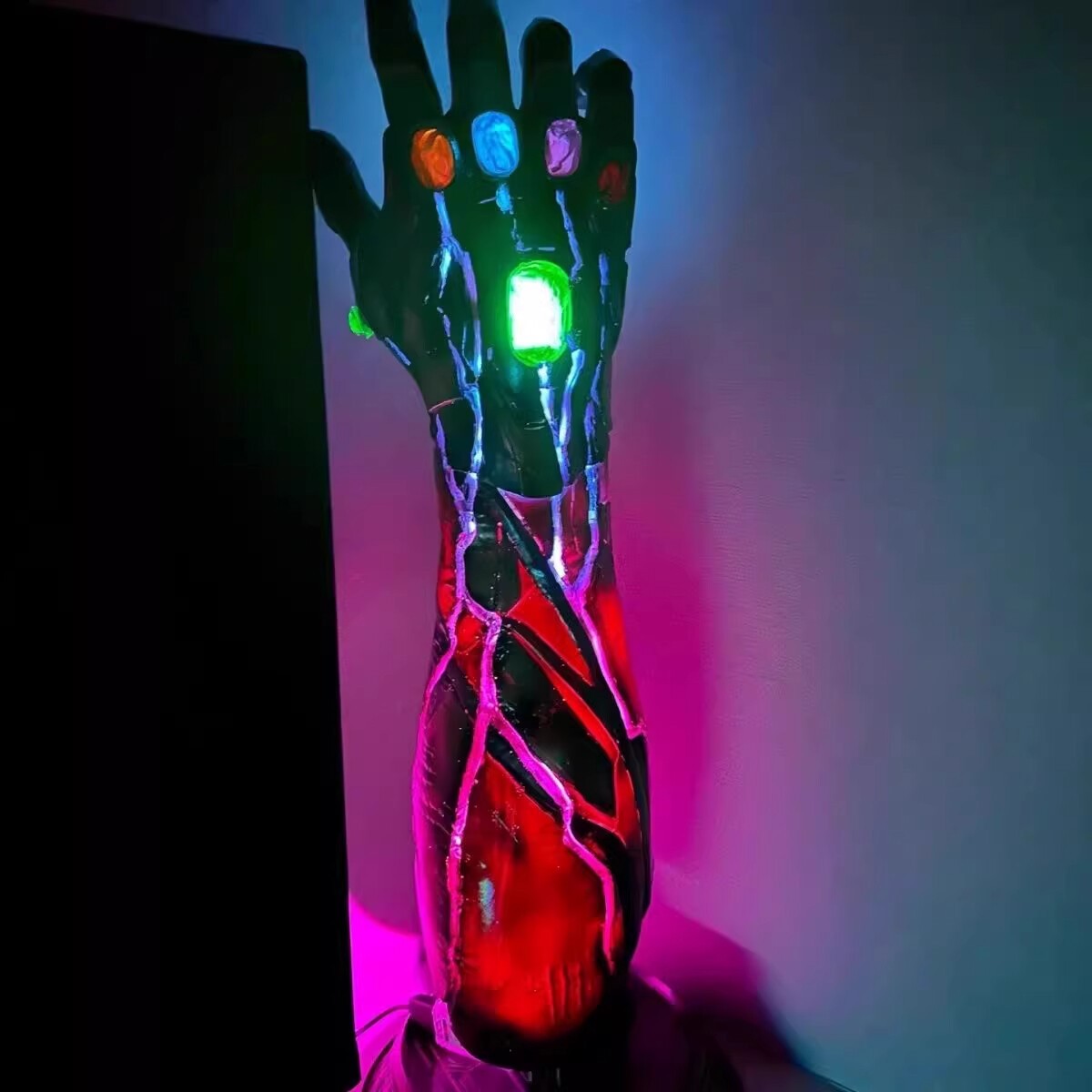 Avengers：Endgame MK85 IronMan Infinity Gauntlet 1:1 Luminous Glove Model Toy New
