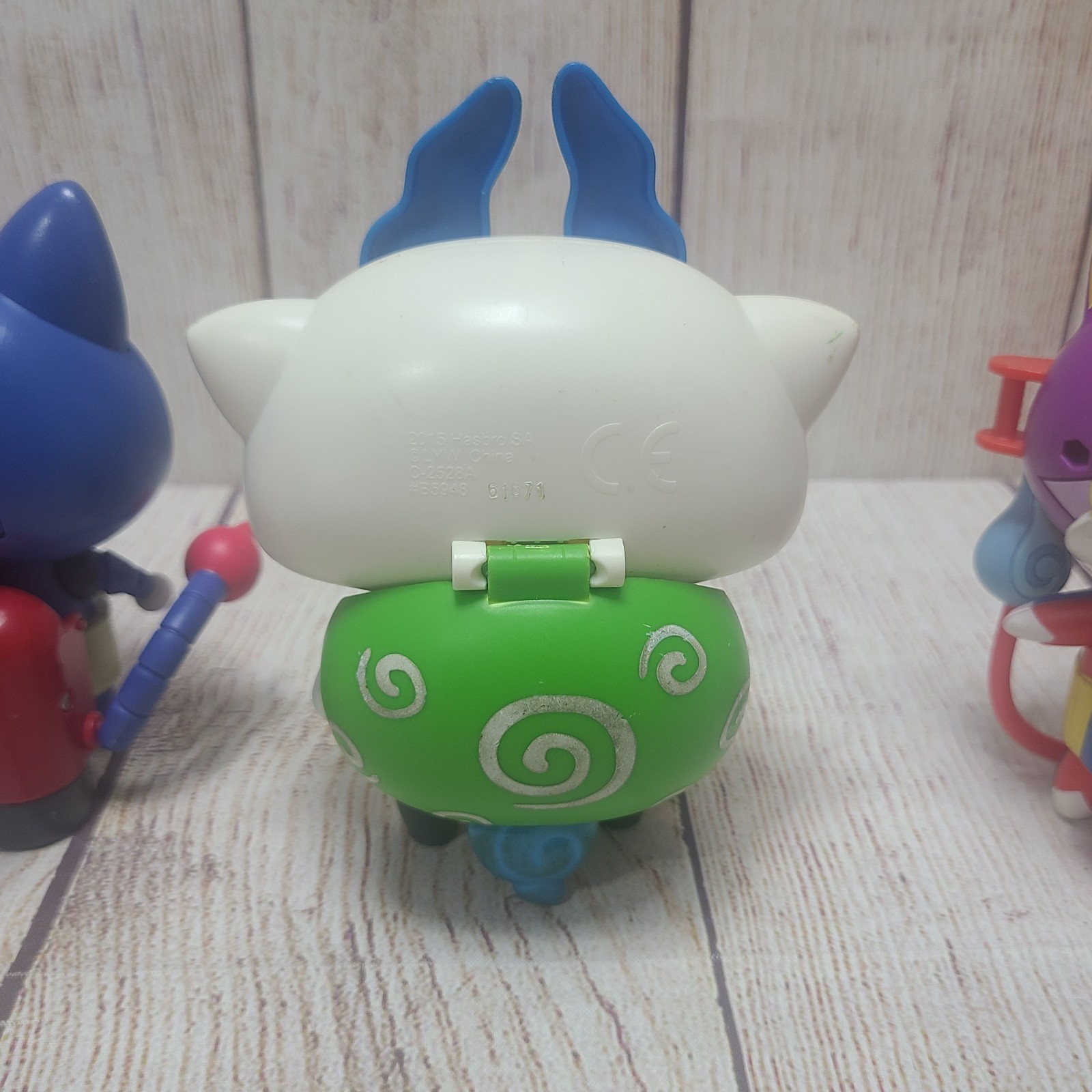 Hasbro Yo Kai Watch Converting Figures Toys Lot of 3 Komasan Robonyan Jibanyan