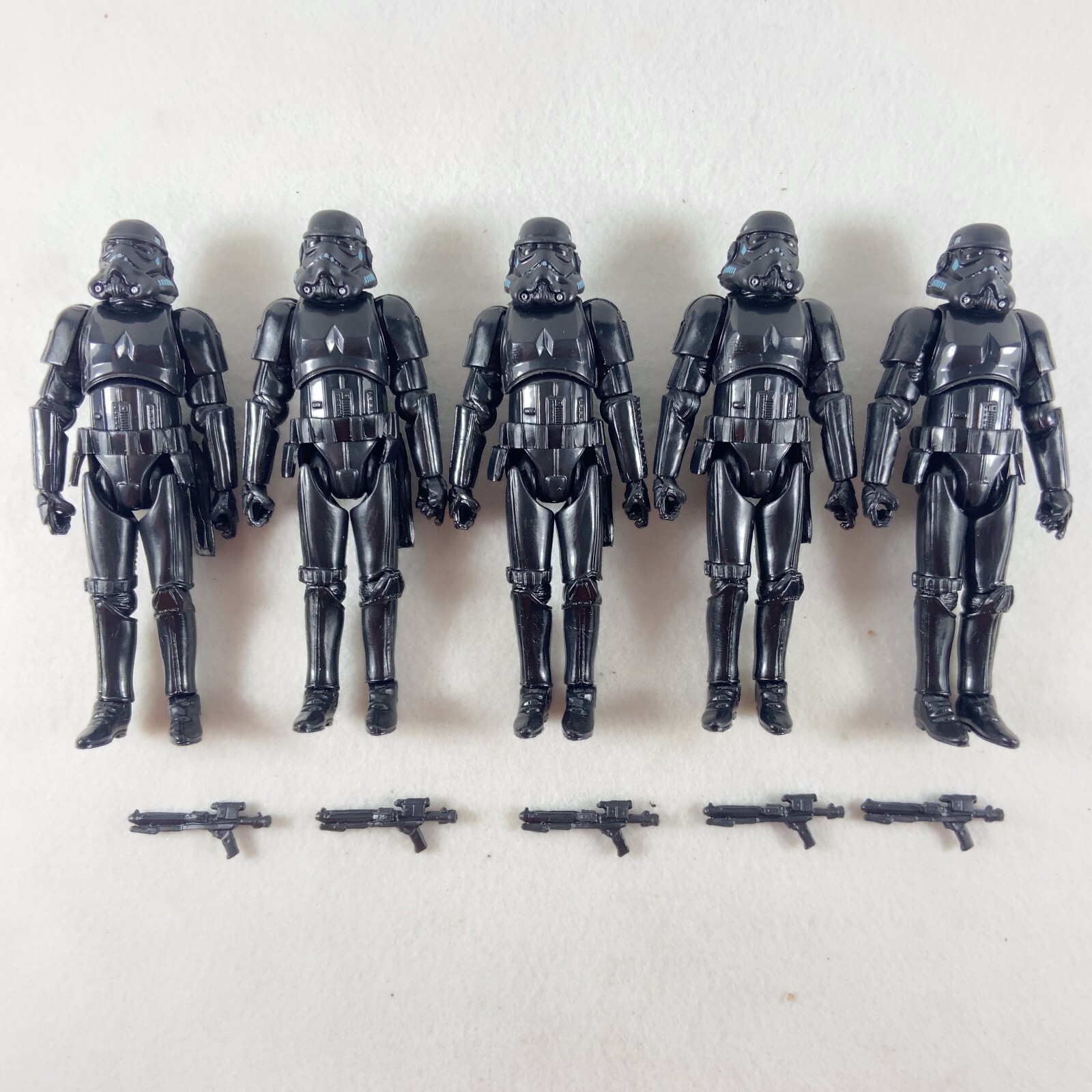 Lot of 5pcs Star Wars Shadow Stormtrooper Black Trooper 3.75&Prime; Action Figure