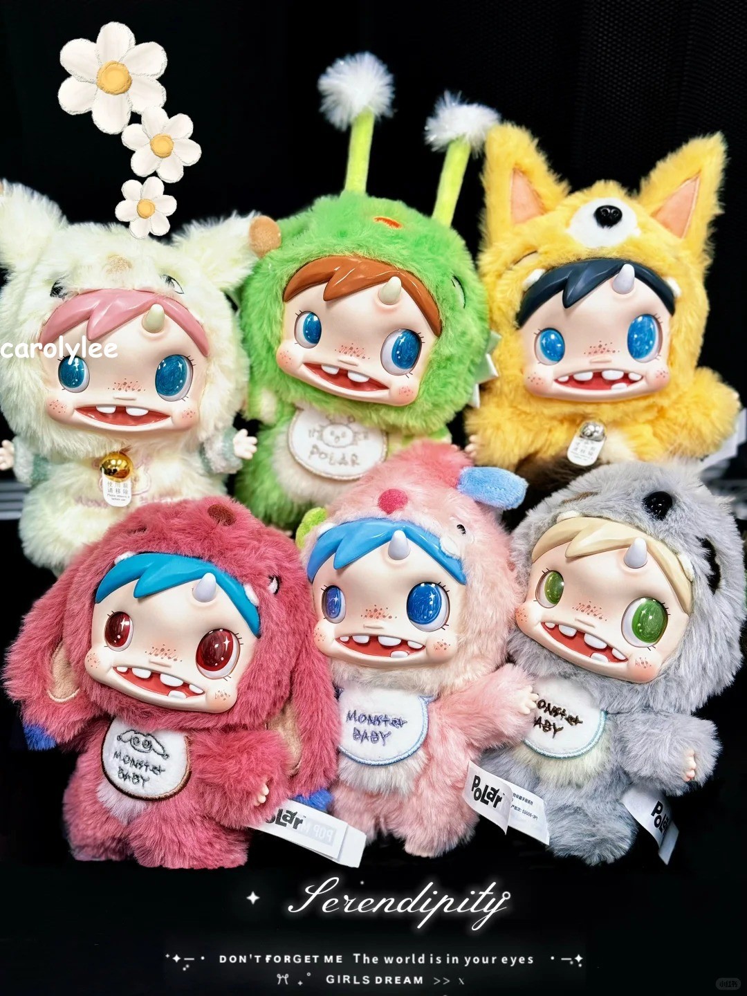 POP MART POLAR Monster Baby Collection Series Plush Pendant Ver.1 Confirmed Gift