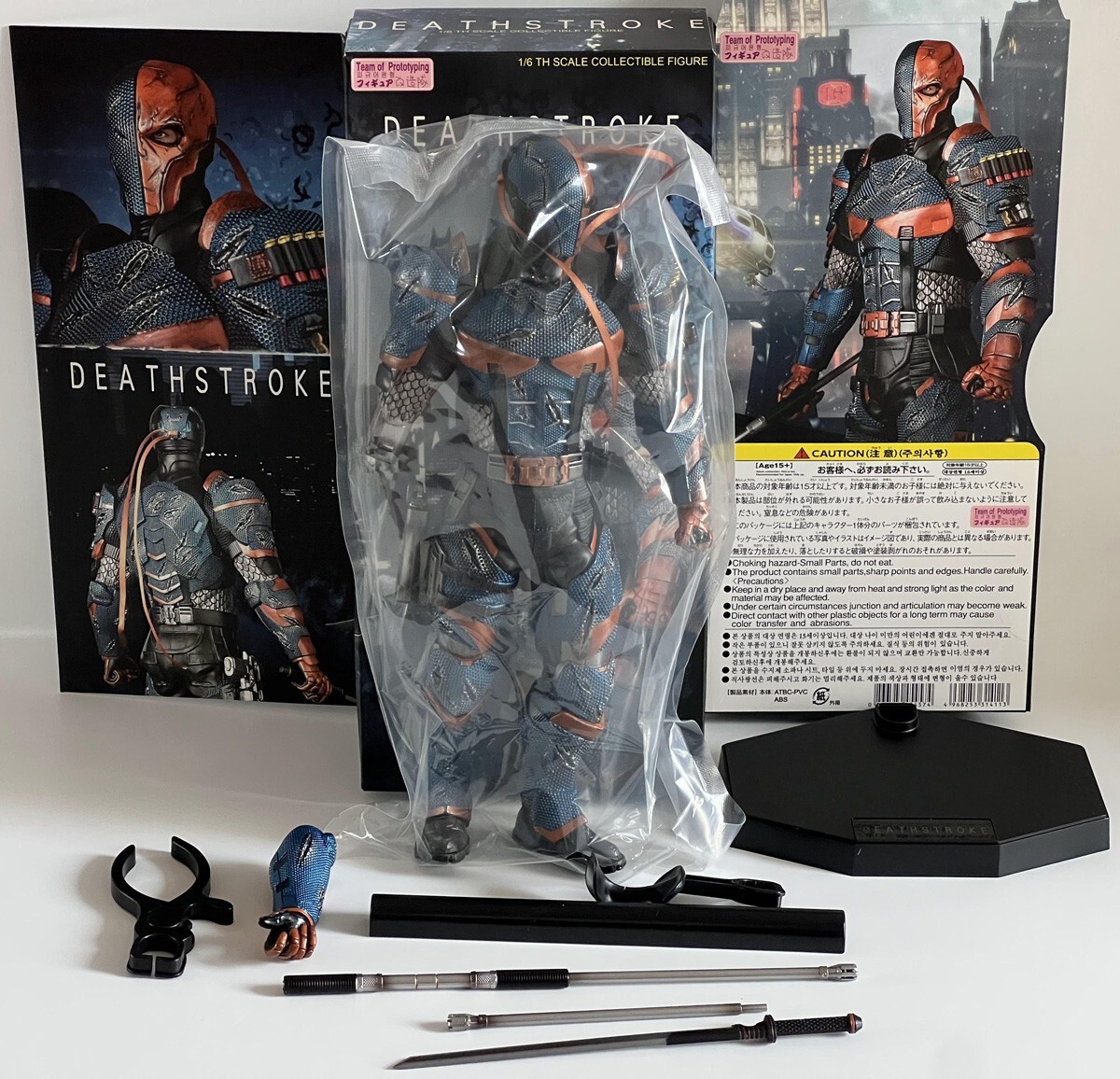 Deathstroke Action Figure 12&Prime; Statue Collection 1/6 Scale Model Toy IN Box Gift