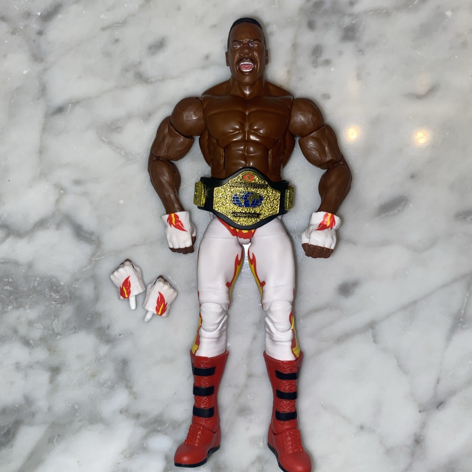WWE Elite Series Monday Night Wars Booker T Chase Action Figure Harlem Heat