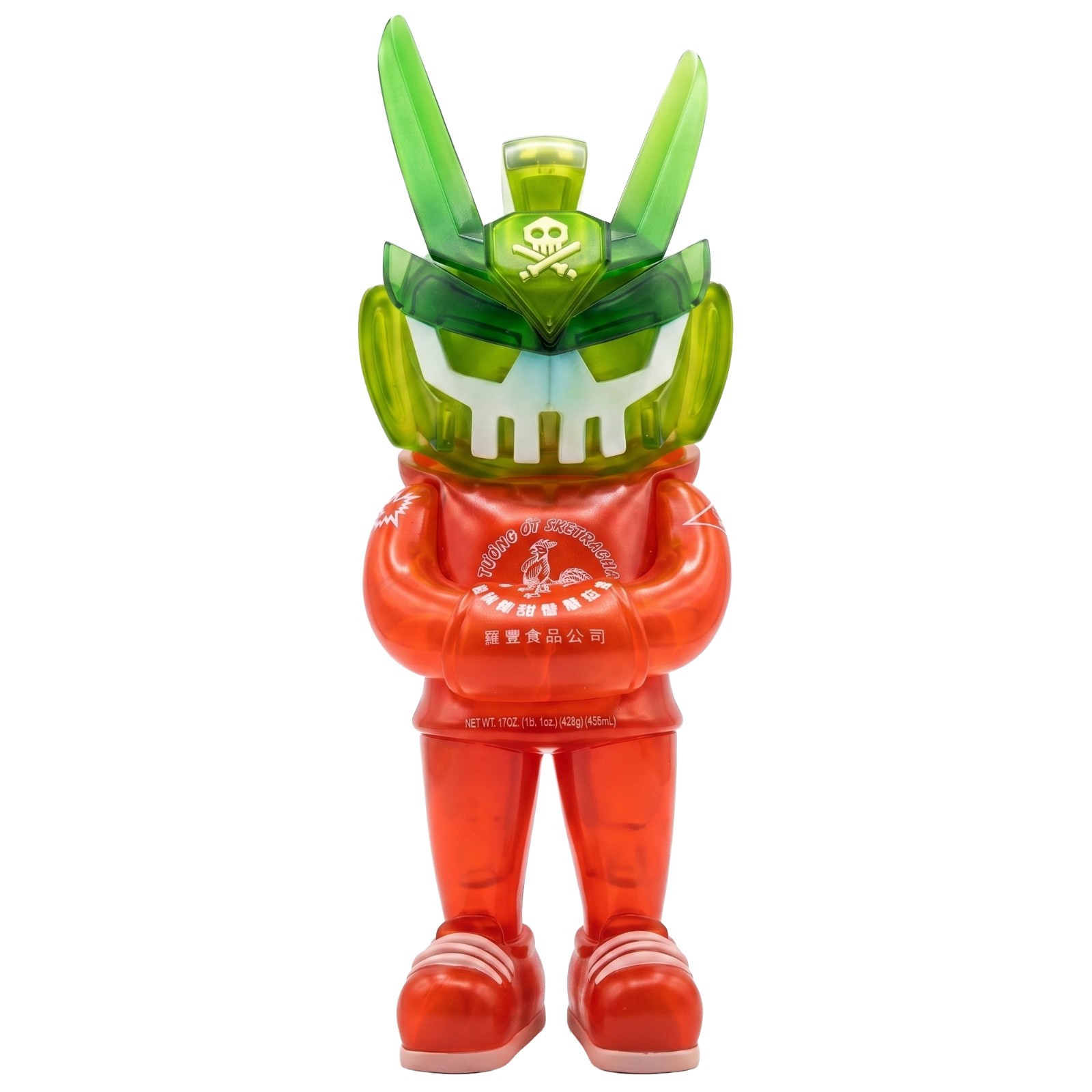 MEGATEQ Sketracha 12&Prime; Figure Quiccs Sket One Translucent Red TEQ63 Martian Toys