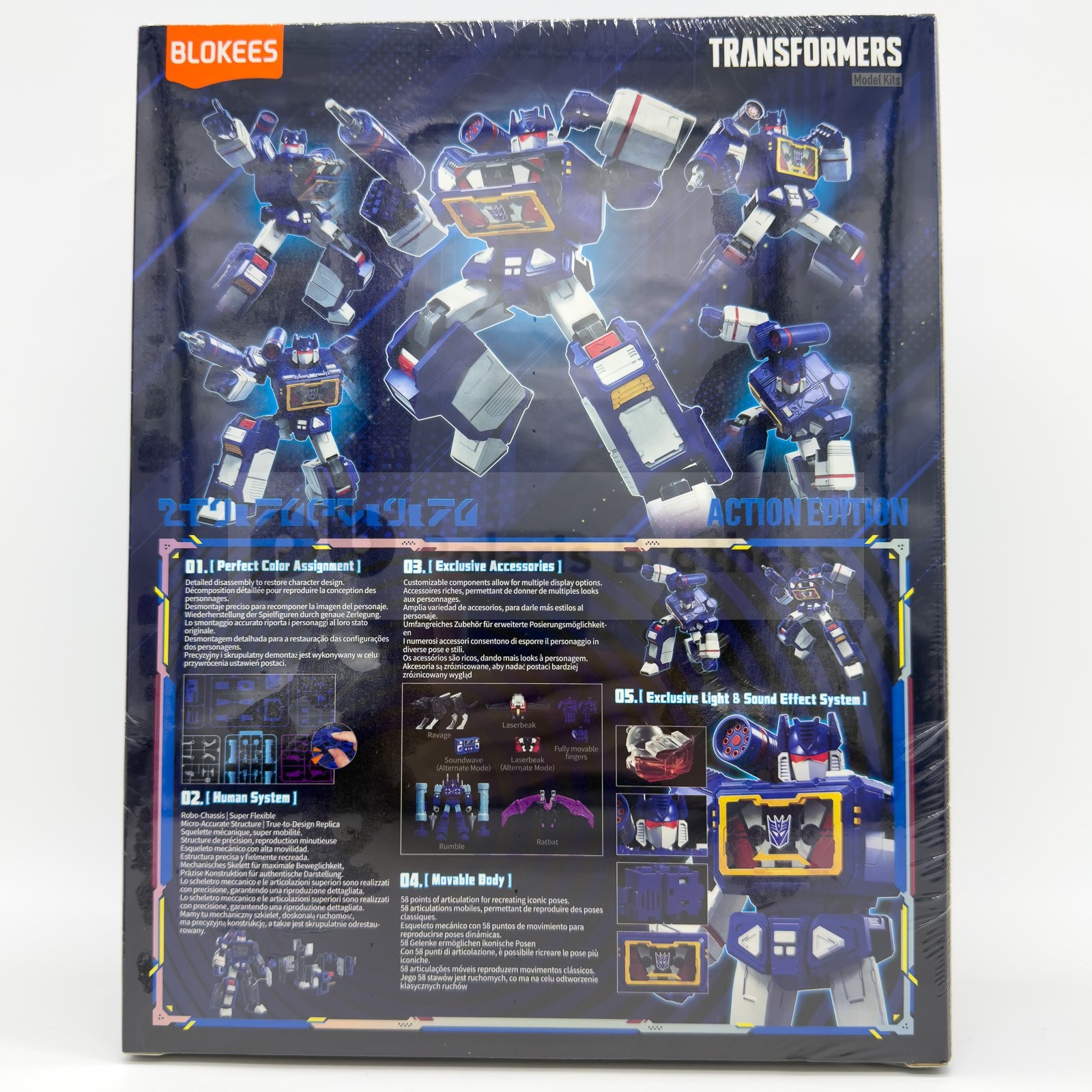 Transformers Soundwave G1 Action Edition AE03 Blokees Model Kit – In Hand!