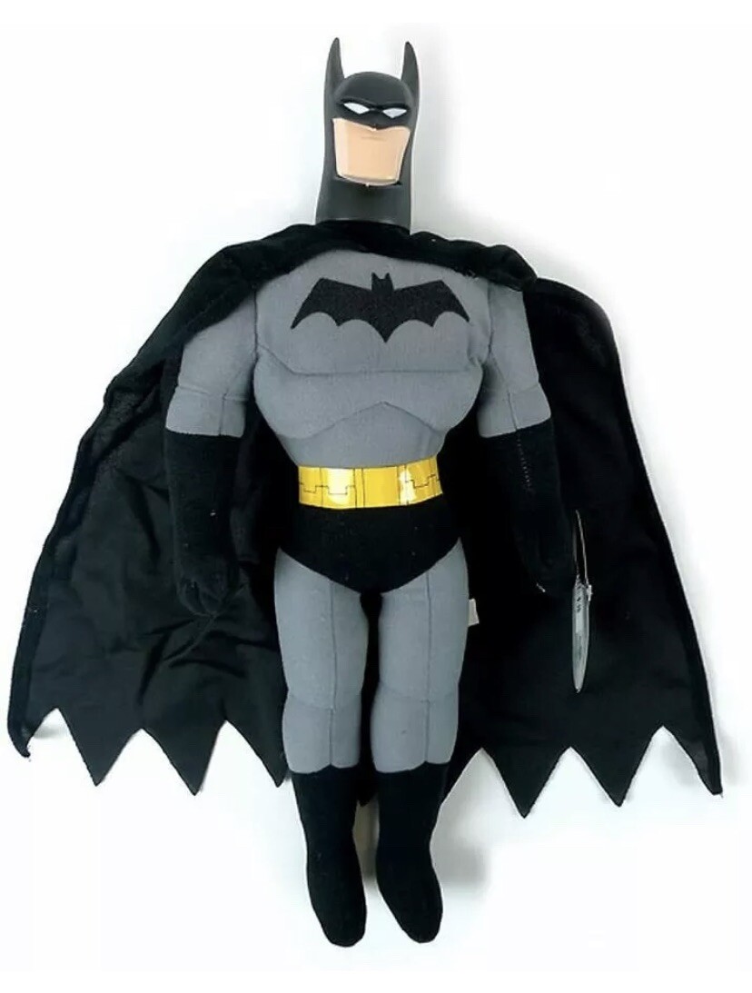 12&Prime; DC Batman Plush Stuffed Figure Kids Gift Toy Original Licensed SuperHeroes