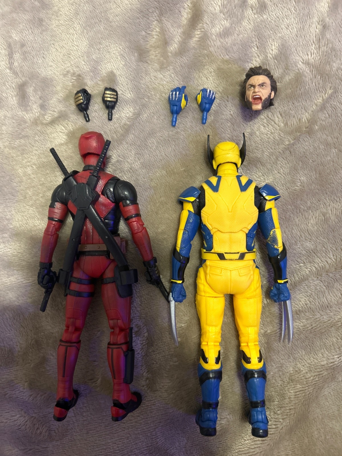 Marvel Legends Wolverine and Deadpool 6&Prime; action figures Deadpool & Wolverine
