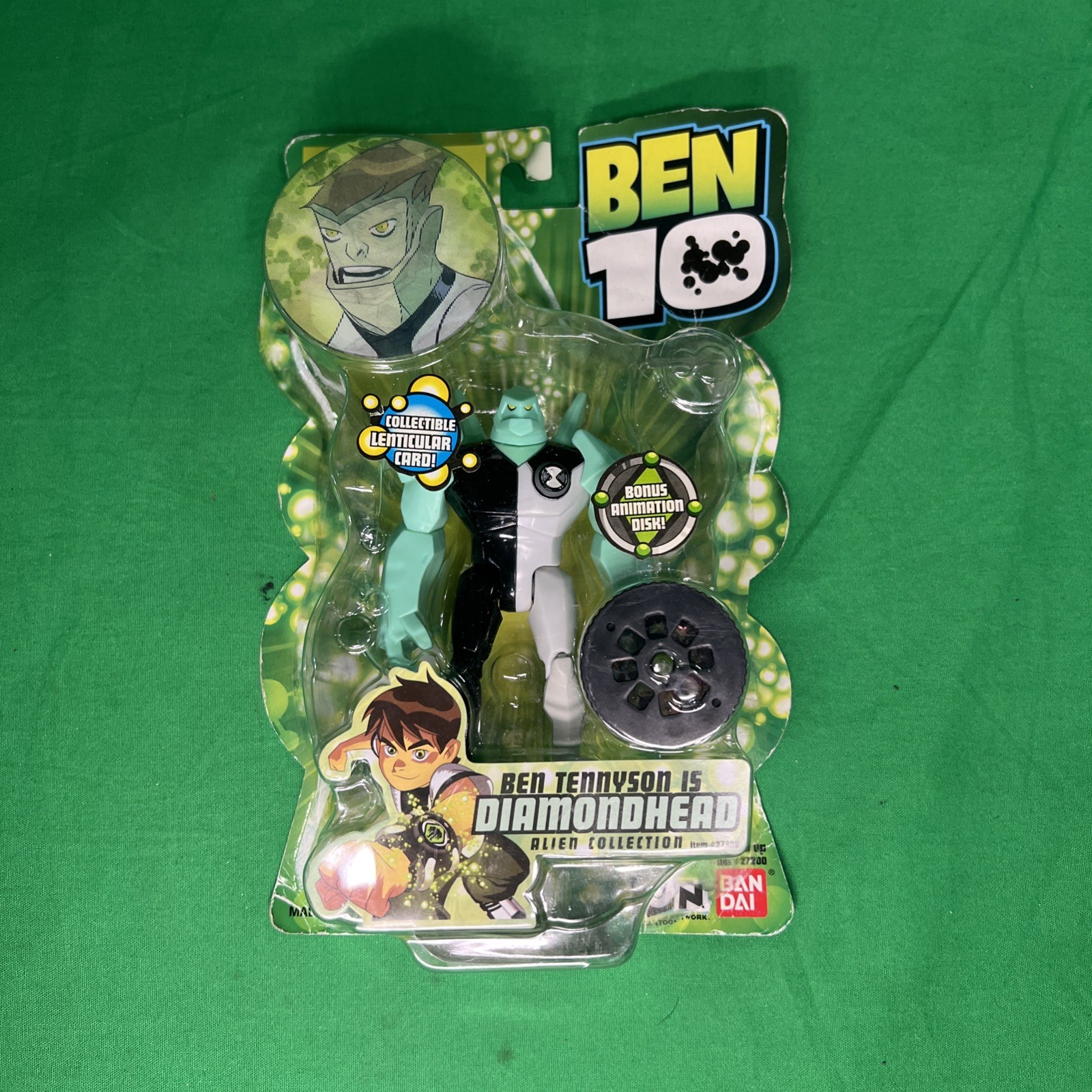 Ben 10 Diamondhead Alien Action Figure Lenticular #27202 Bubble Loose