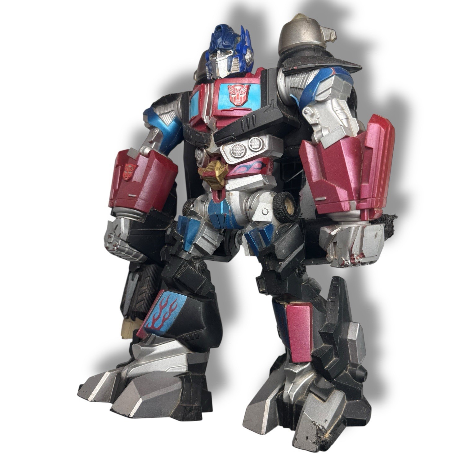 Transformers Mega Power Bots Optimus Prime 12” 2008 Hasbro – Damaged