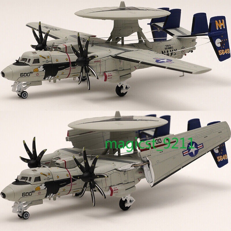 S14 1/144 E-2C AWACS E2 VAW-117 US Nimitz Air 2008 Alloy Finished Model Toy Gift