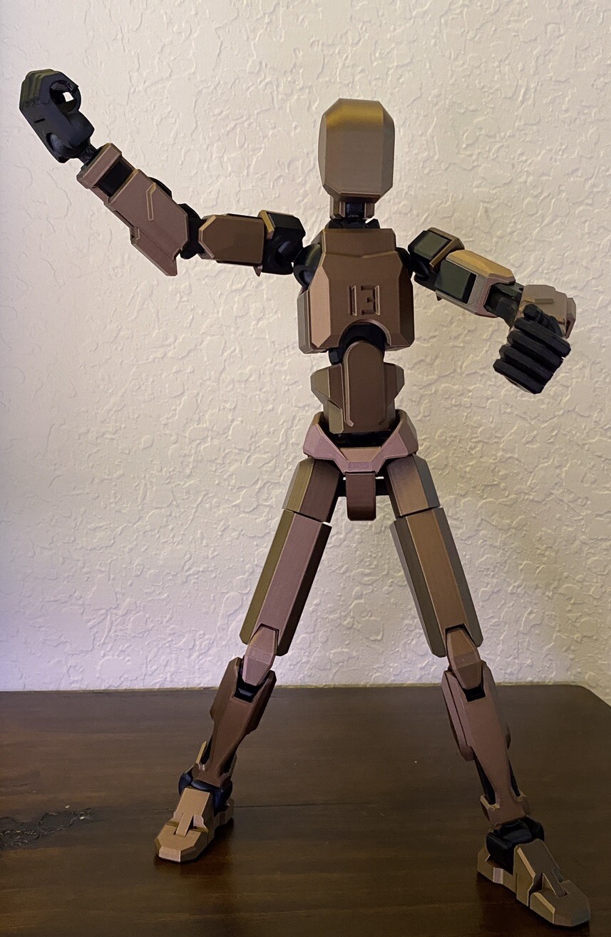 Dummy 13 COPPER BROWN Posable Action Figure Articulated Mannequin – Set Of 3