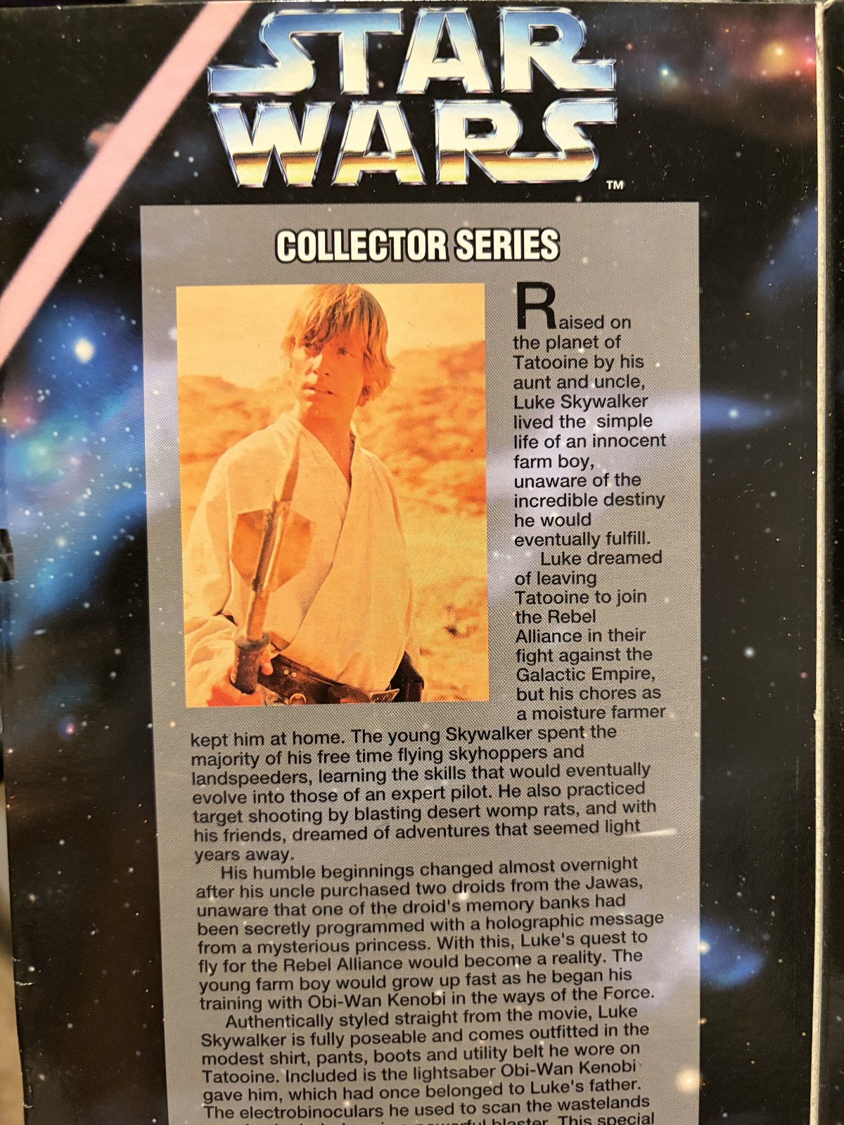 Star Wars Luke Skywalker Kenner Collectors Series 12&Prime; inch Action Figure