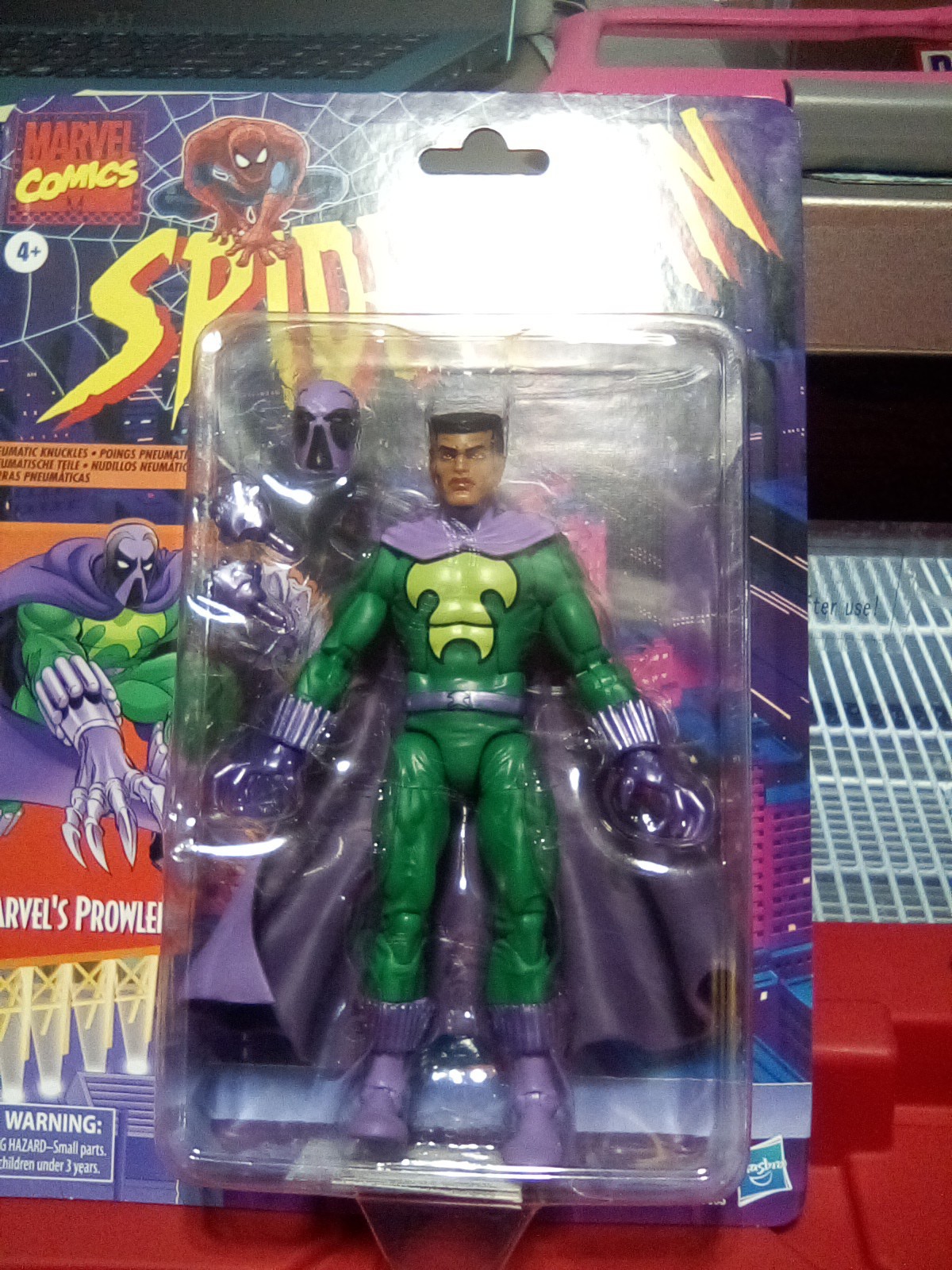 2024 Hasbro Marvel Legends Spider-Man Retro Card Prowler 6&Prime; Figure New Sealed