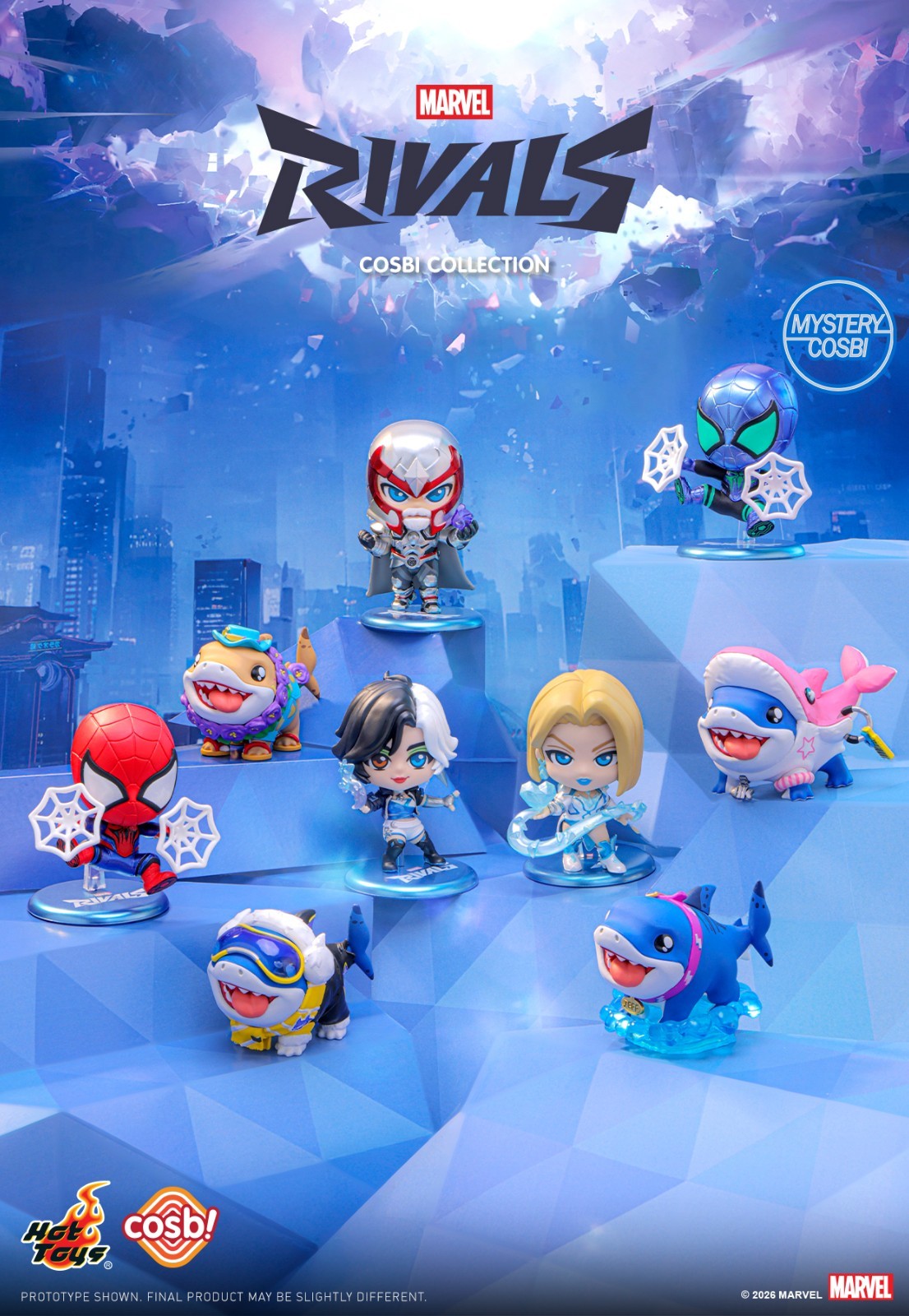 HOT TOYS Marvel Rivals COSBI Series Figures Blind Box