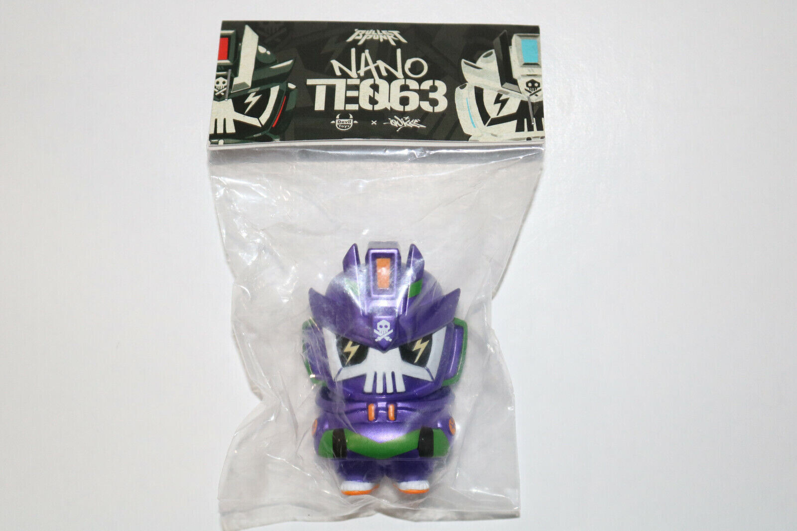 Quiccs Unit01 Unit 01 Purple NanoTEQ Nano TEQ / TEQ63 Chibi Figure Martian Toys