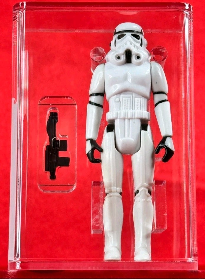 VINTAGE 1977 STAR WARS Kenner STORMTROOPER AFA 85 NO COO