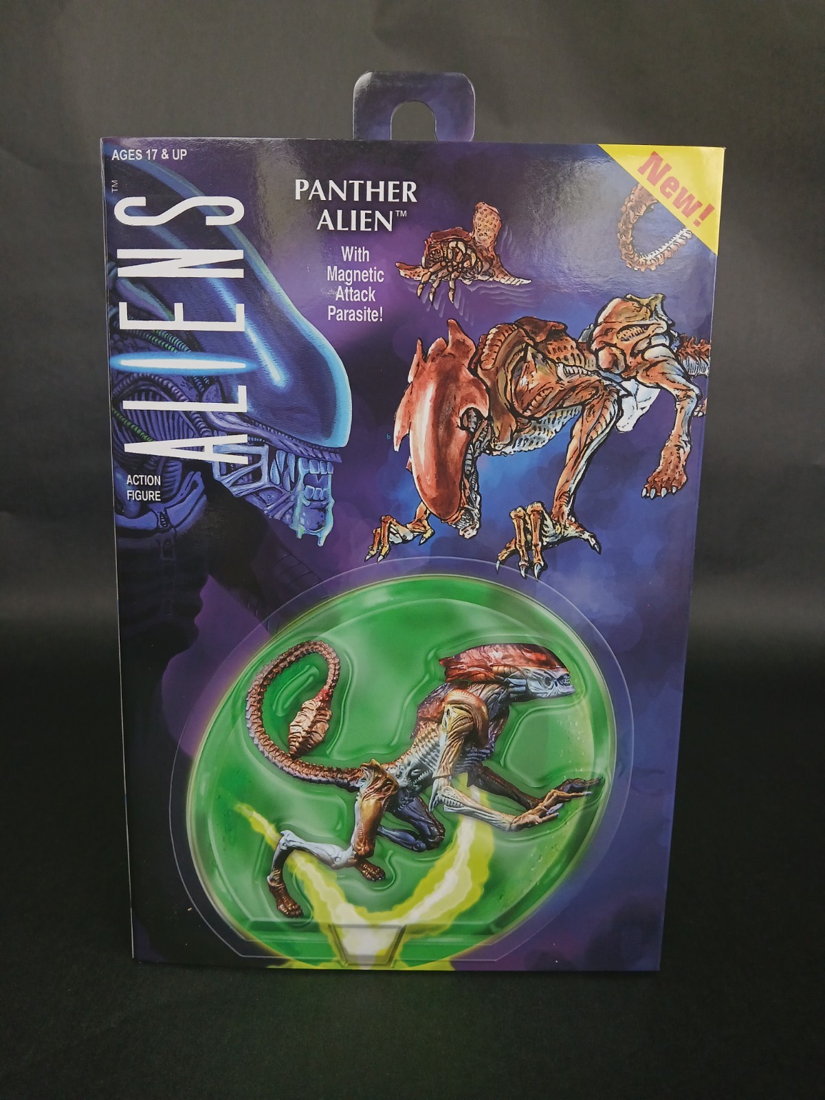 ULTIMATE PANTHER ALIEN Aliens Kenner Tribute 7&Prime; Scale Action Figure Neca 2022