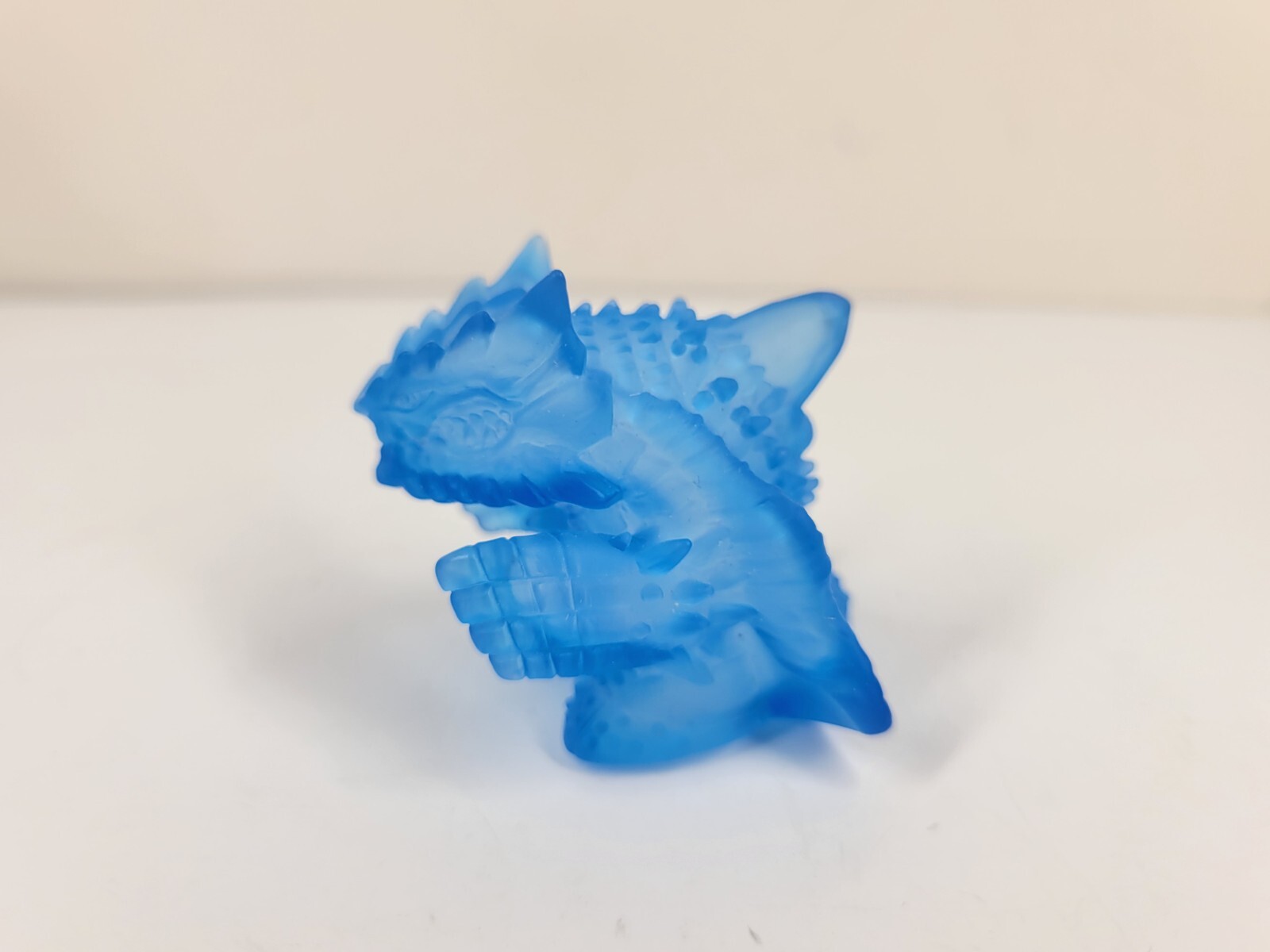Shepherdon Ultraman Finger Puppet TRANSPARENT BLUE Monster Kaiju Over 1&Prime; Toy