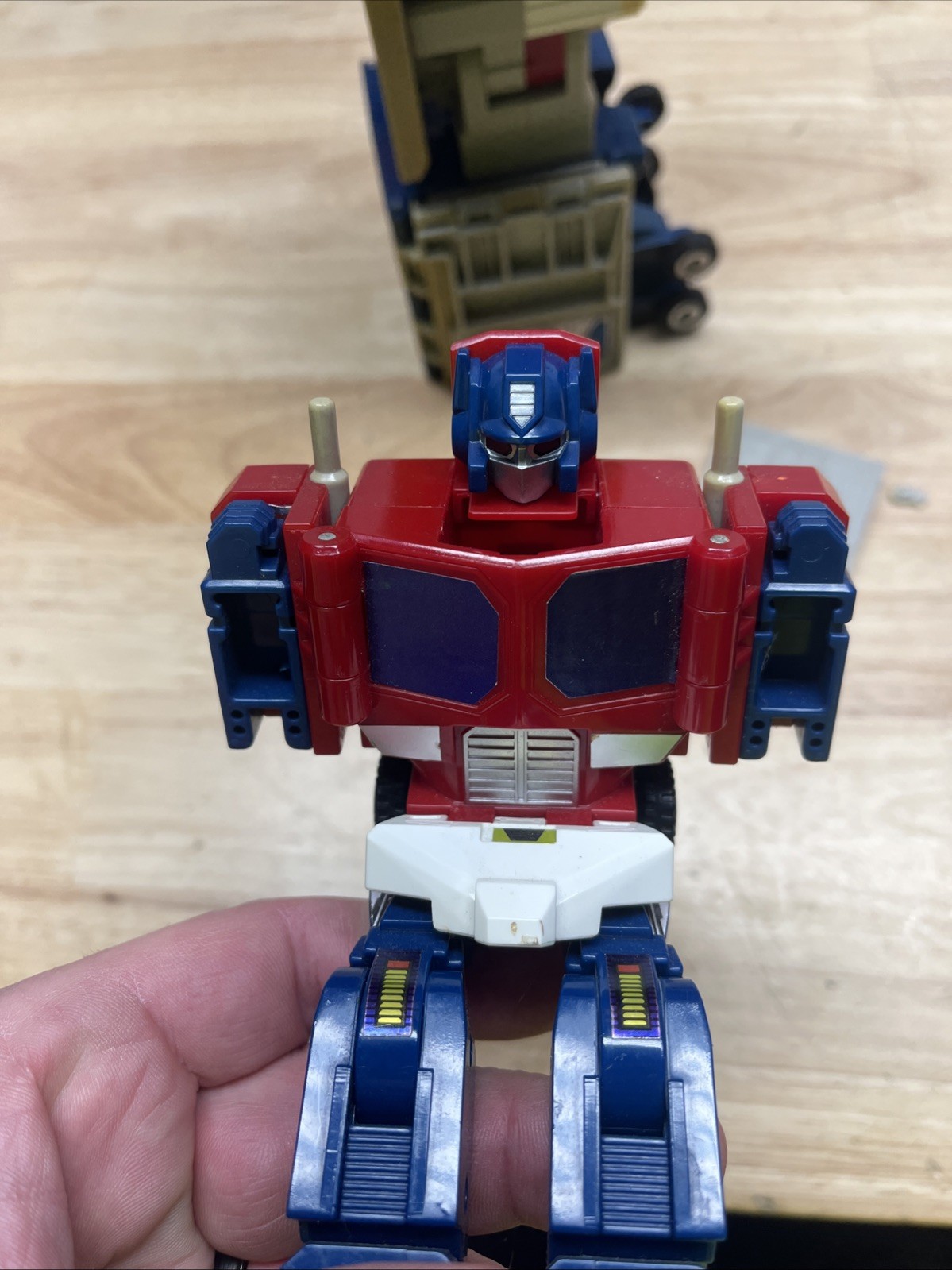 Vintage Transformer Optimus Prime Broken Hinge