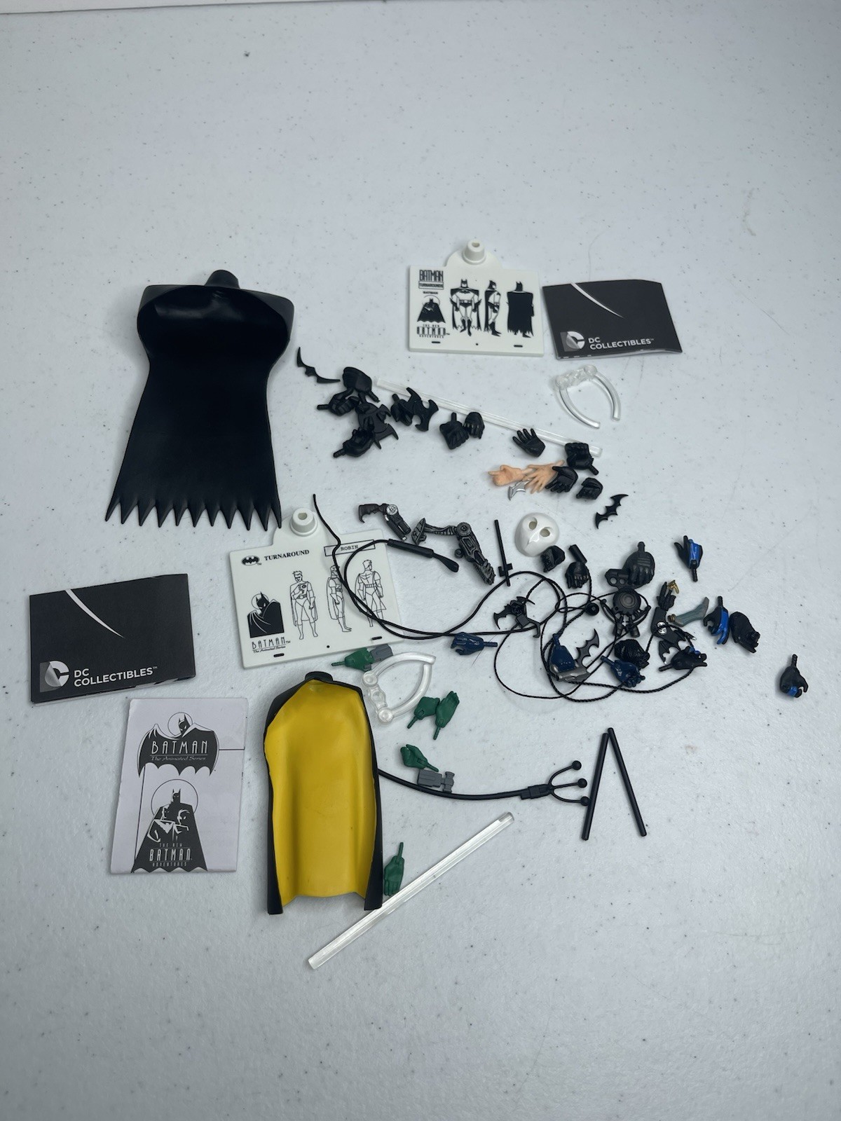 Assorted Lot Of Batman Related Weapons & Accessories BTAS DC Collectibles Mafex