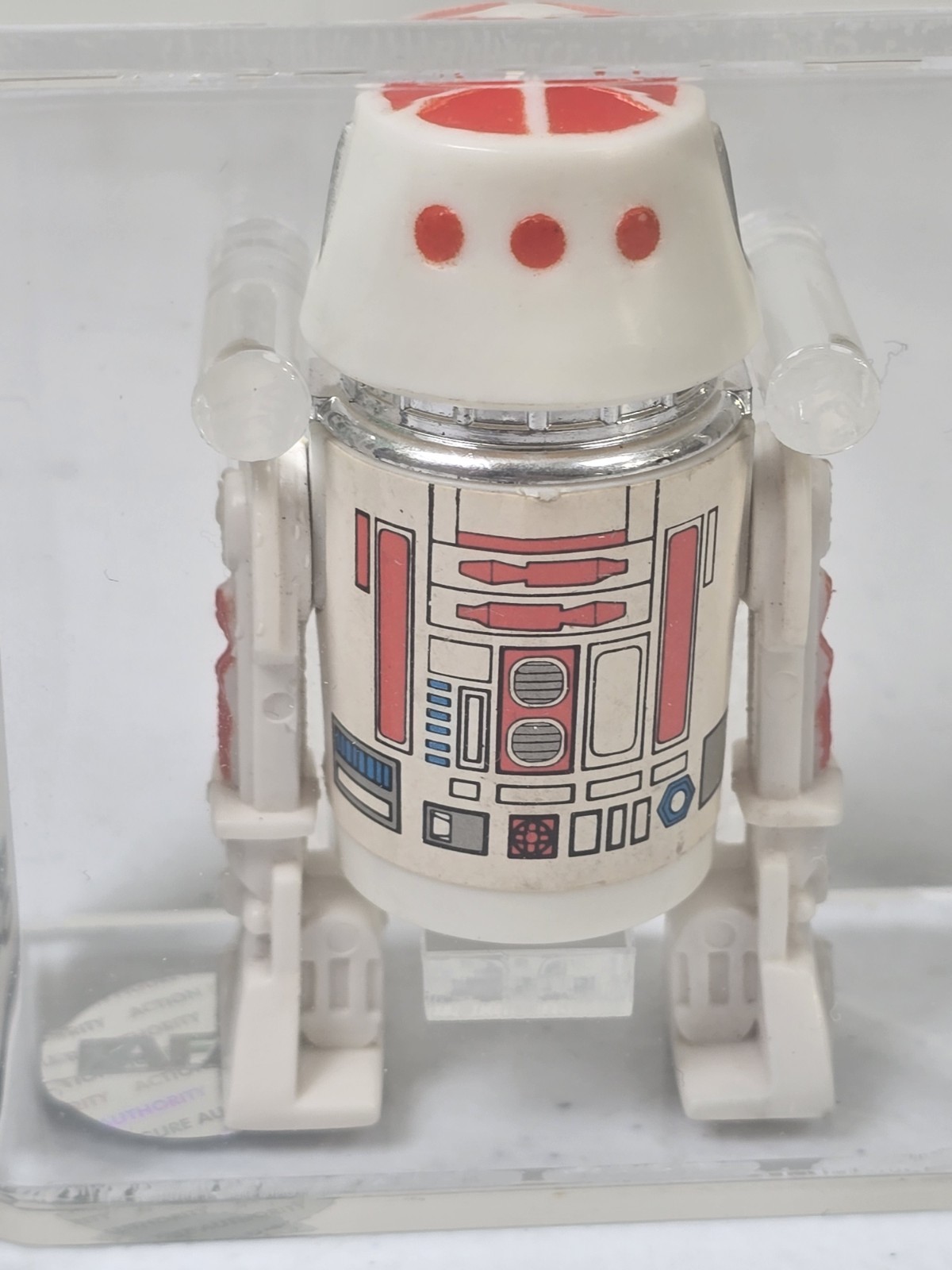 Authentic Star Wars 1978 Kenner R5-D4 – RED BAR AFA 80 NEAR MINT Hong Kong