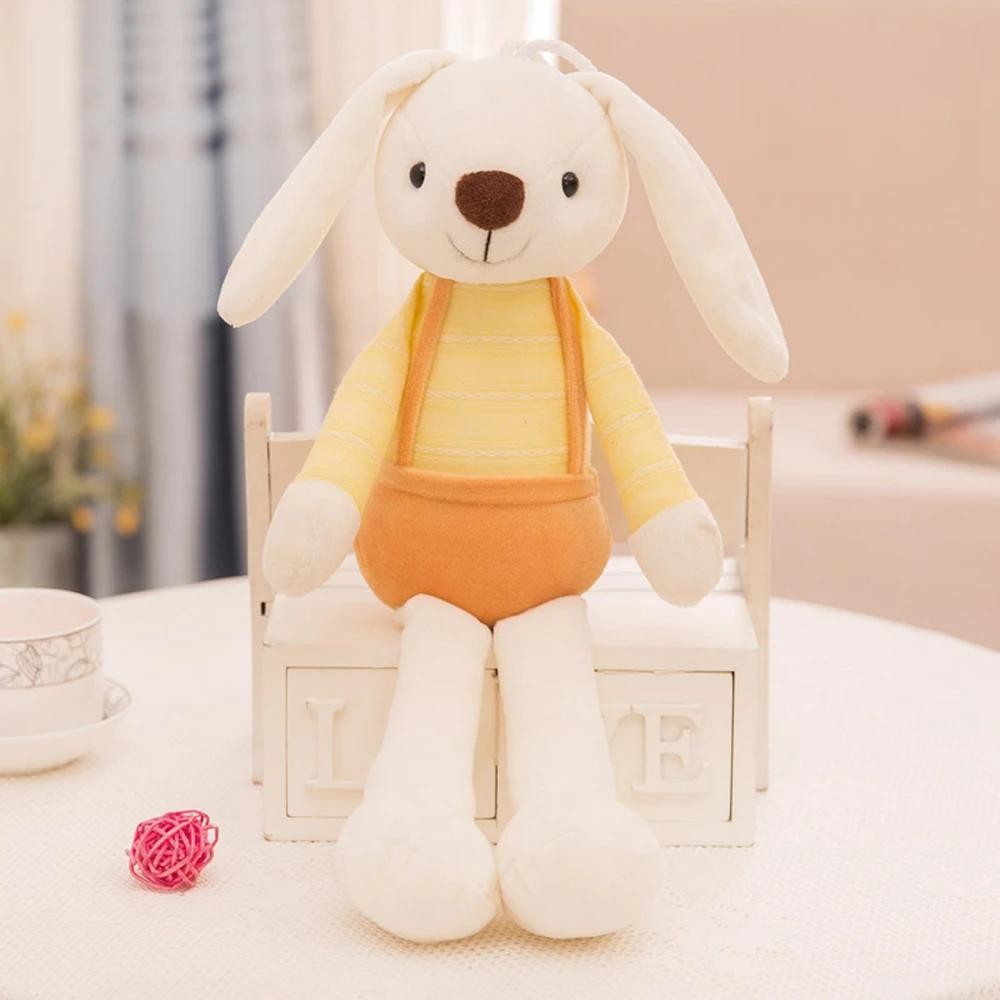 1pc,40CM Colorful Long Ear Rabbit Plush Toy Children&rsquo;s Christmas Birthday Gift