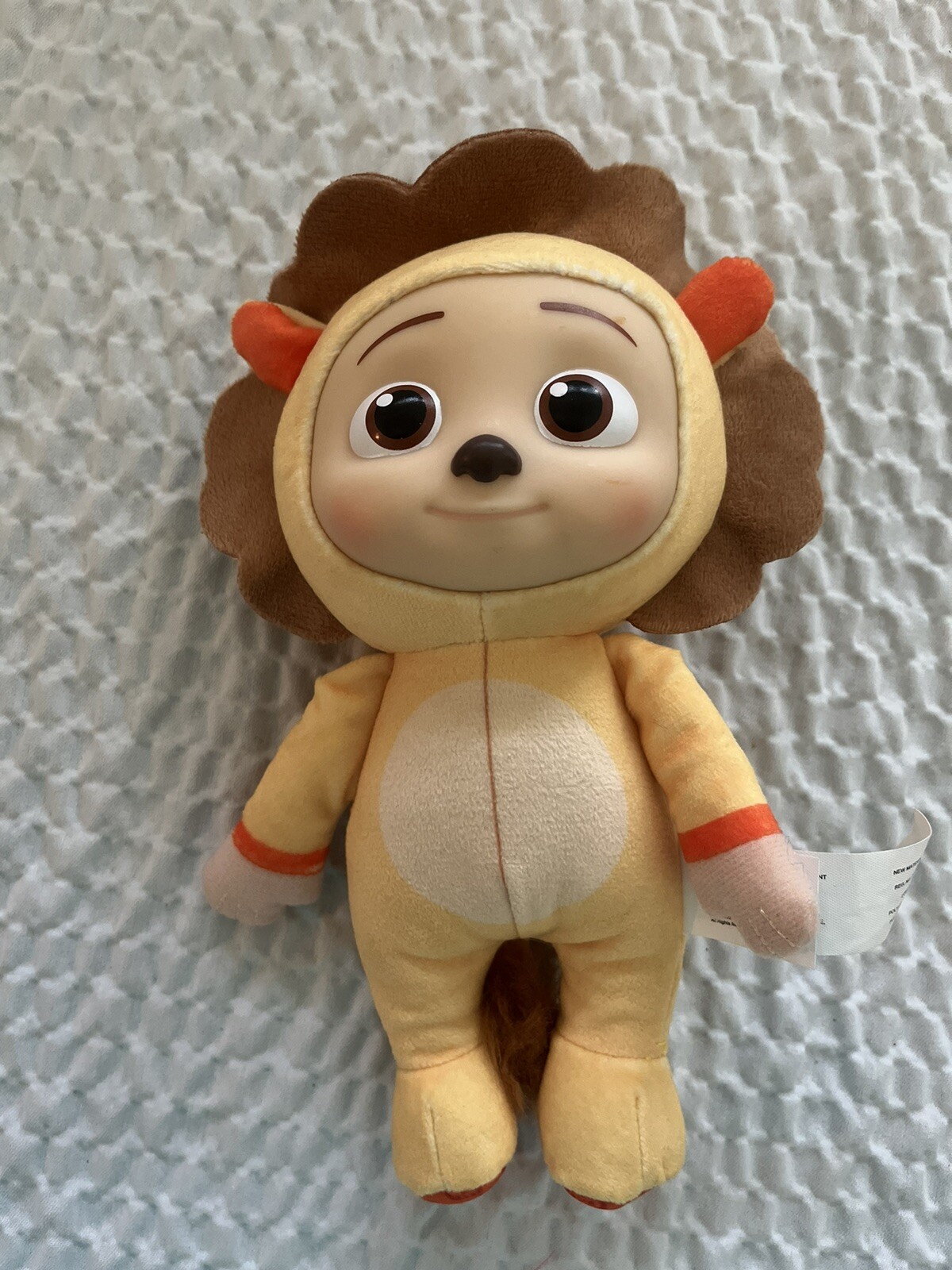 Cocomelon JJ Lion Plush Doll Toy JJ 9” Tall Clean Ready To Play Condition*