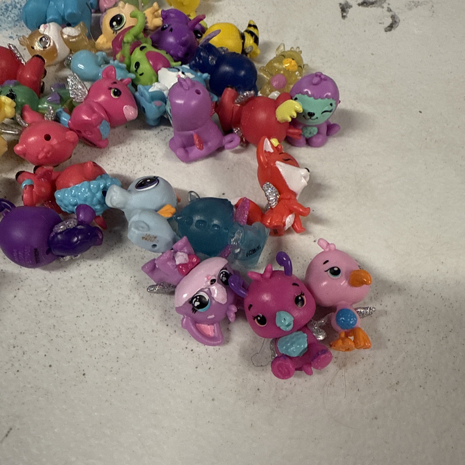 LOT OF 54 Hatchimals CollEGGtibles Glitter Jems