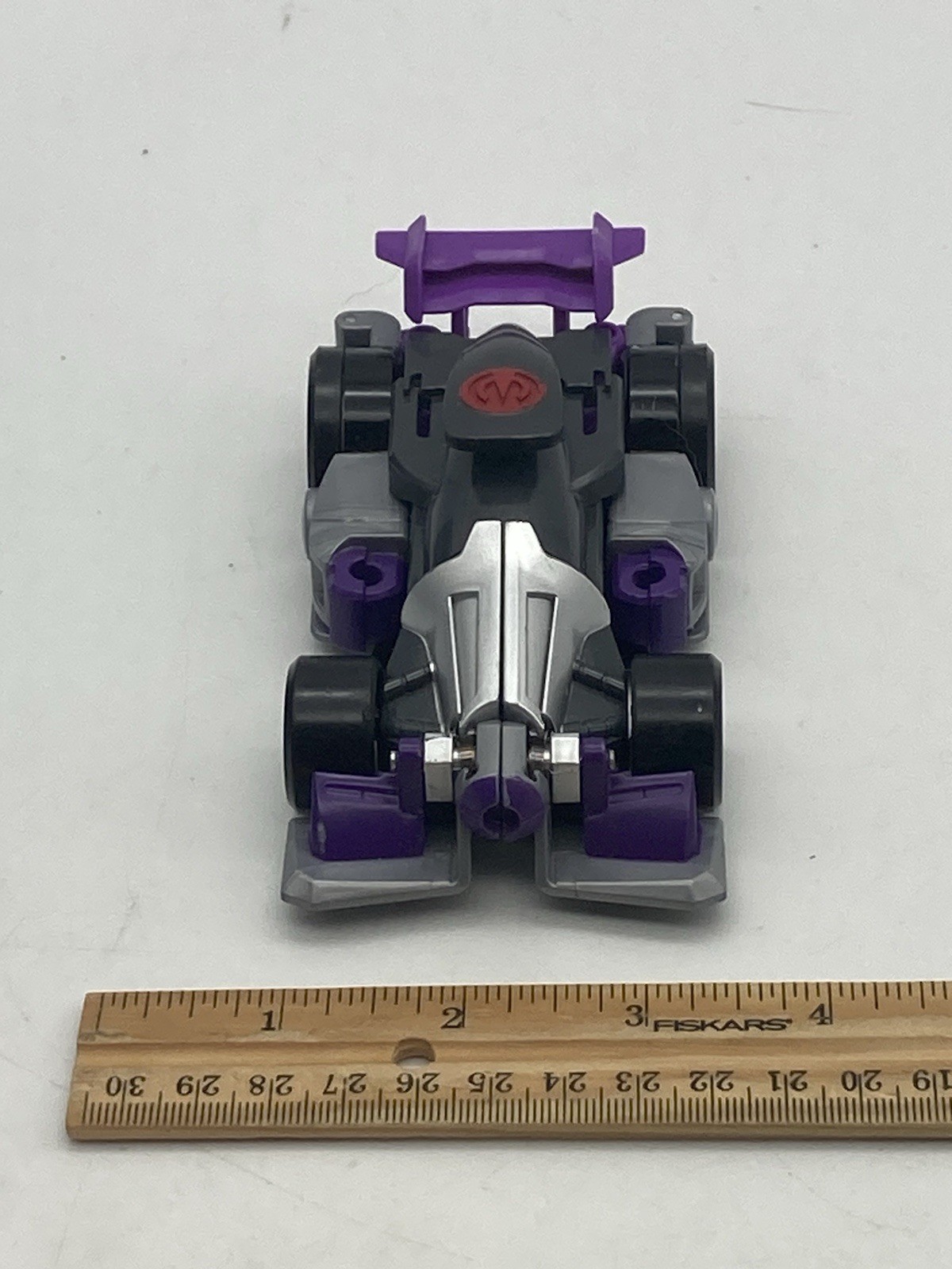 Playskool Transformers Rescue Bots Blurr Purple Flip Car Racer Toy